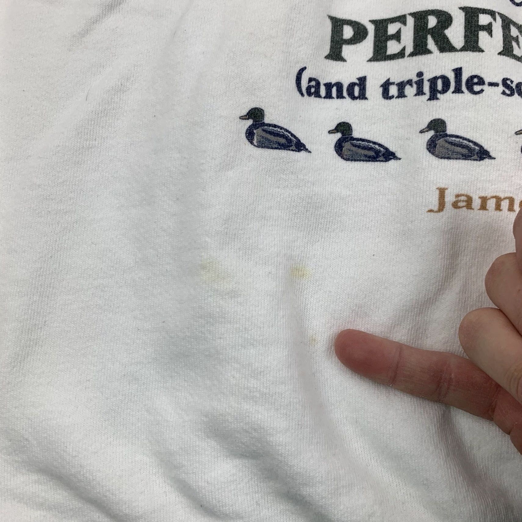 Delta VINTAGE Grandpa Sweatshirt Men XL White 90s Y2K God Jesus Christ Religion Pullover Crew Neck - Delta Shirt Mens Size US XL / EU 56 / 4 - 5 Thumbnail
