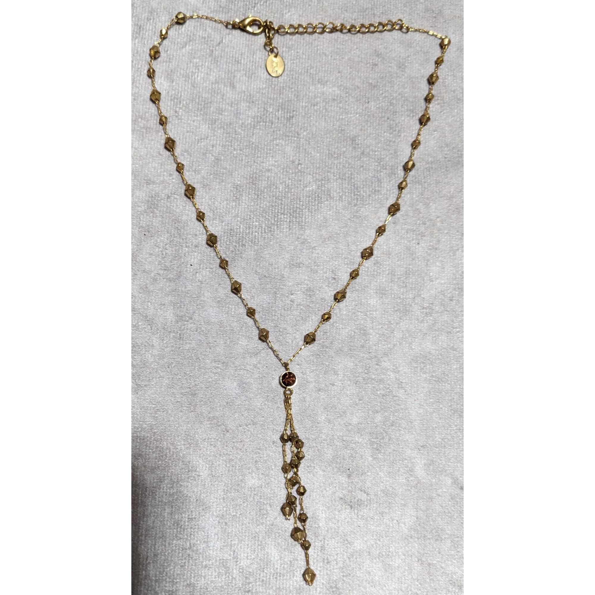 Other Y2K Icing Gold Beaded Tassel Necklace Size ONE SIZE - 16 Thumbnail