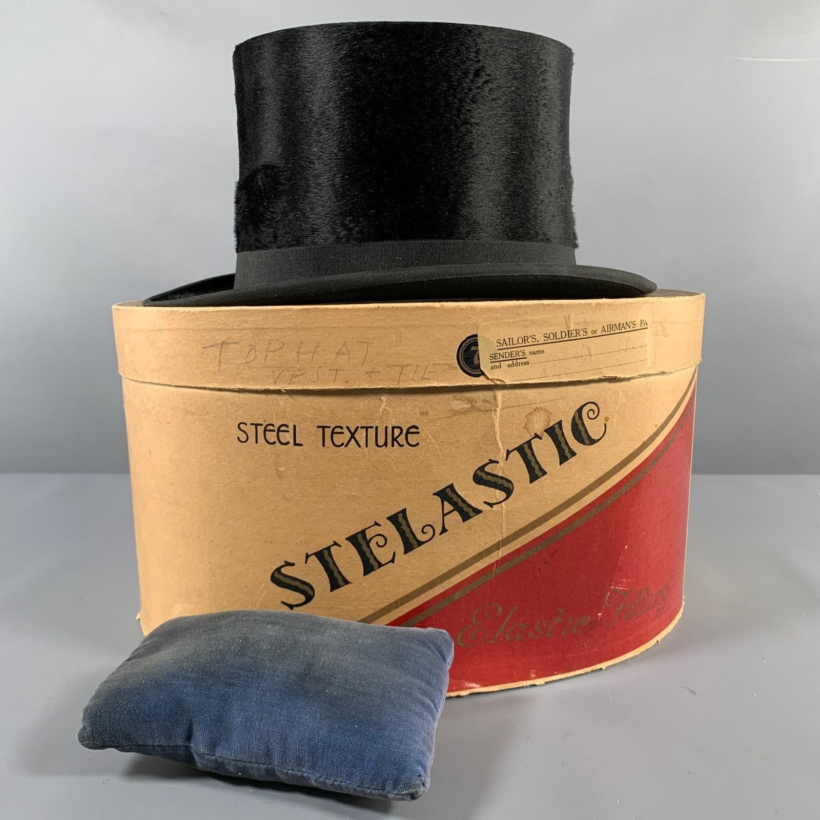 Other SPECIAL MAKE Black Felt Top Hat Size ONE SIZE - 10 Thumbnail