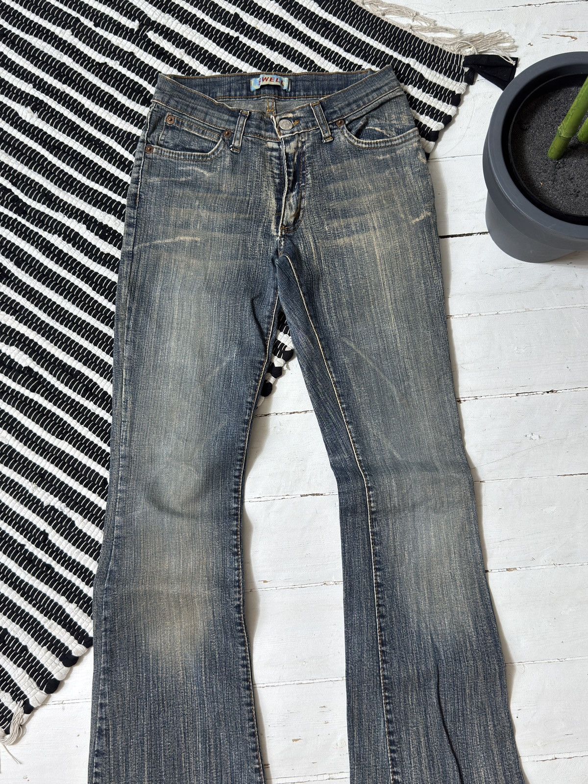 Vintage VINTAGE WASHED 2000s AVANT GARDE PANTS Size 27" / US 4 / IT 40 - 4 Thumbnail
