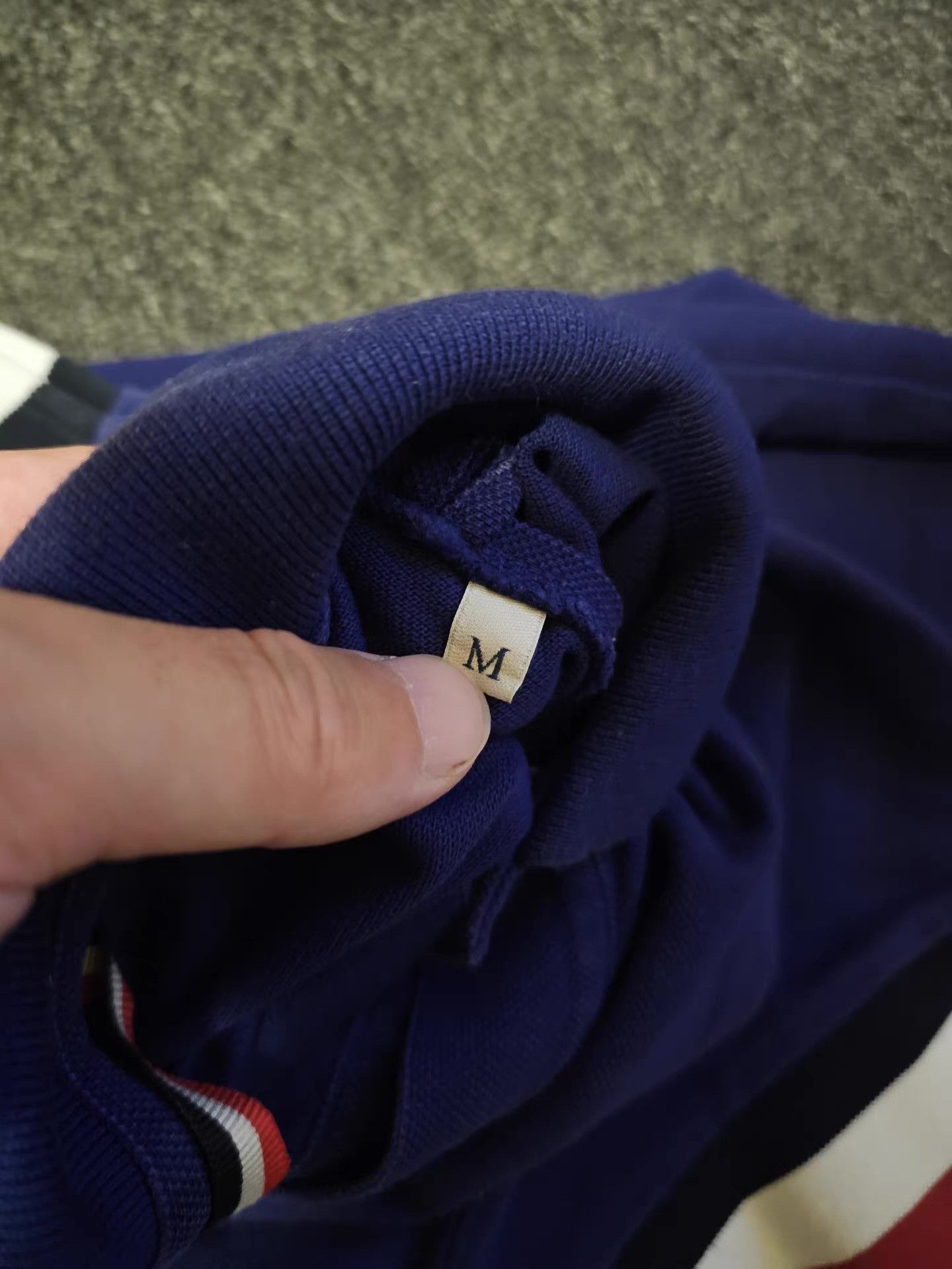 Moncler Moncler Blue Short Sleeve Polo Shirt, Size US M / EU 48-50 / 2 - 4 Thumbnail