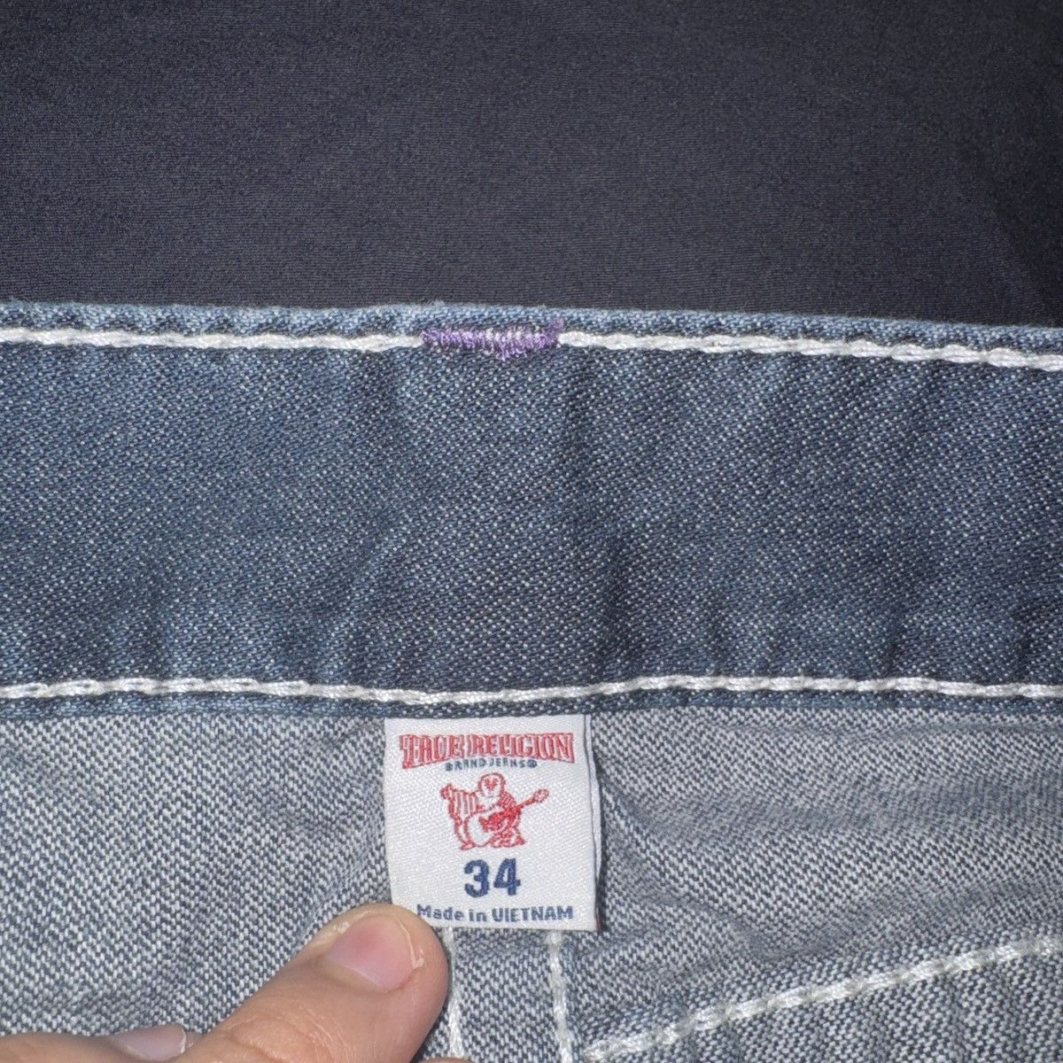 True Religion True Religion Straight Big T Stitch Flap Paint Splatter Size US 34 / EU 50 - 19 Thumbnail