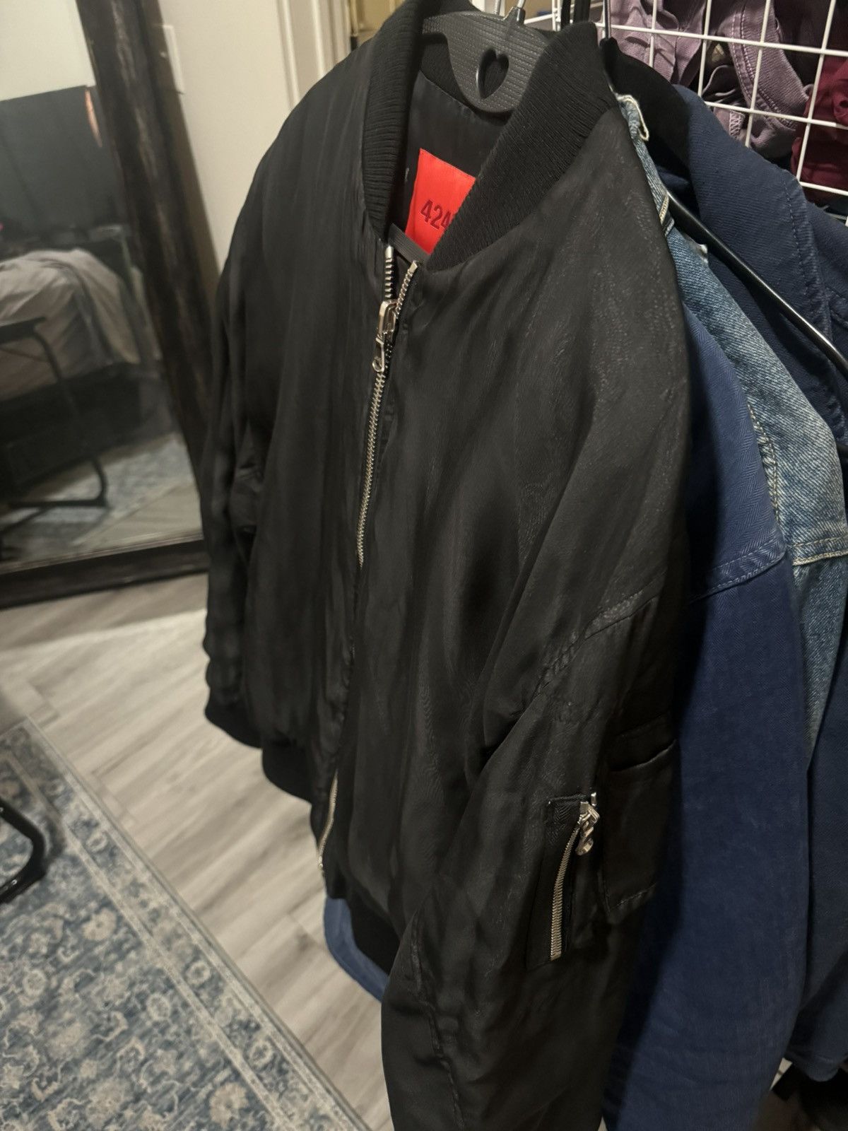 424 424 Reversible Silk Bomber Size US M / EU 48-50 / 2 - 13 Thumbnail