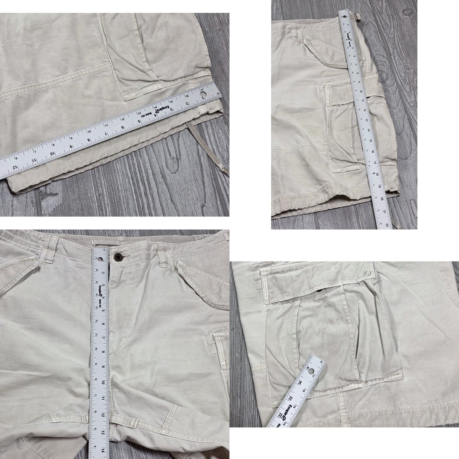 Polo Ralph Lauren Polo Ralph Lauren Cargo Shorts Mens 36 Beige Ripstop Drawstring Cargo Pocket Travel Casual Workwear Shorts Size US M / EU 48-50 / 2 - 11 Thumbnail
