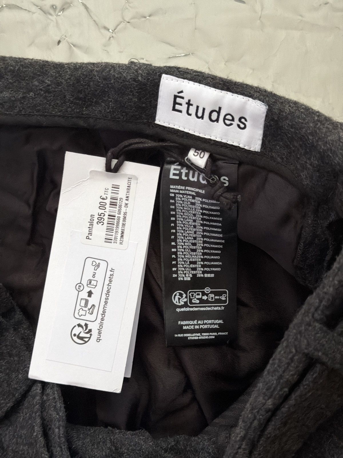 Études Studios flannels pants