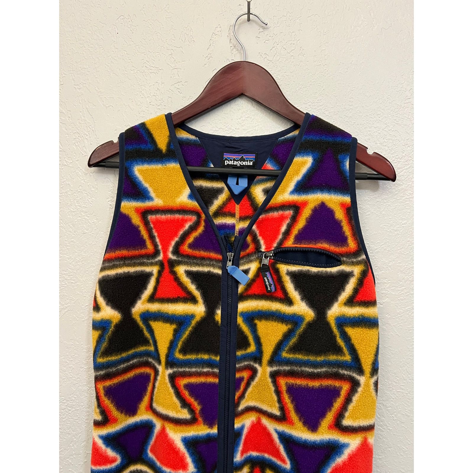 Patagonia Patagonia Synchilla Patched Jumpsuit Medium Aztec Print Size 28" / US 6 / IT 42 - 2 Thumbnail