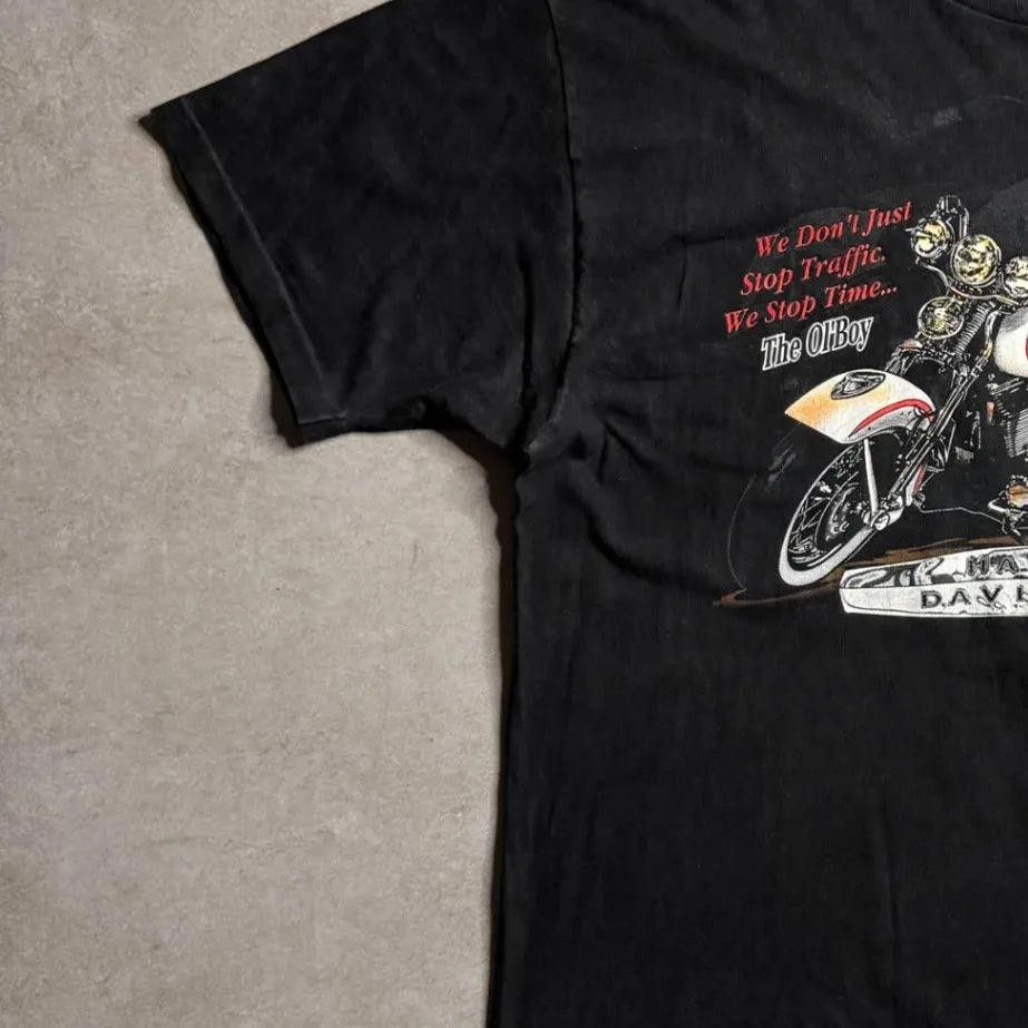 Harley Davidson Vintage Harley Davidson Black T-shirt - M Size US M / EU 48-50 / 2 - 4 Thumbnail