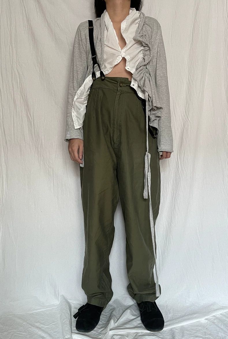 Y's Y's 04SS cotton paneled drawstring rolled long-sleeve shir Size XS / US 0-2 / IT 36-38 - 3 Thumbnail
