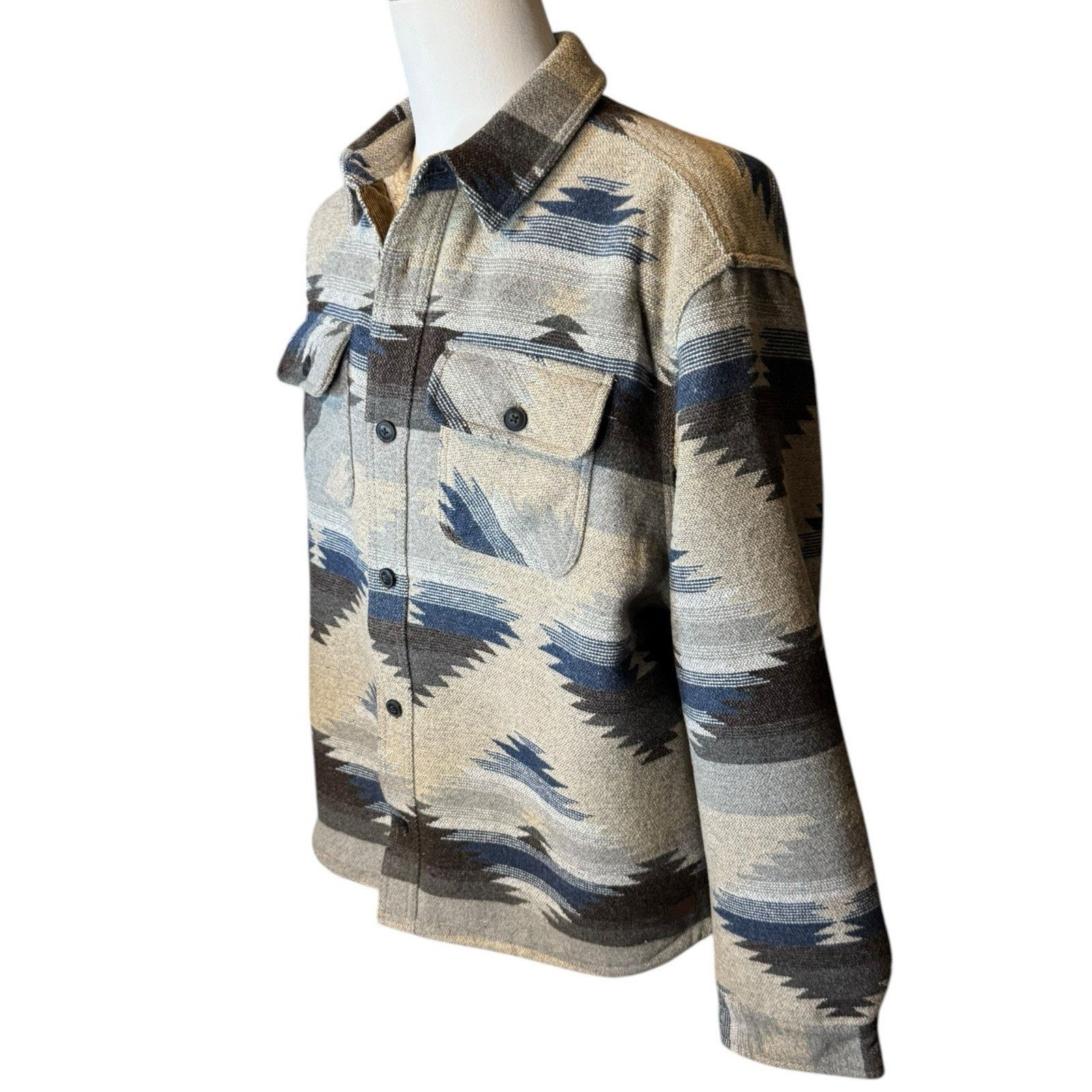 JACHS NY JACHS NEW Wool Blend Jacket Aztec XXL Sherpa Fleece Lined Size US XXL / EU 58 / 5 - 3 Thumbnail
