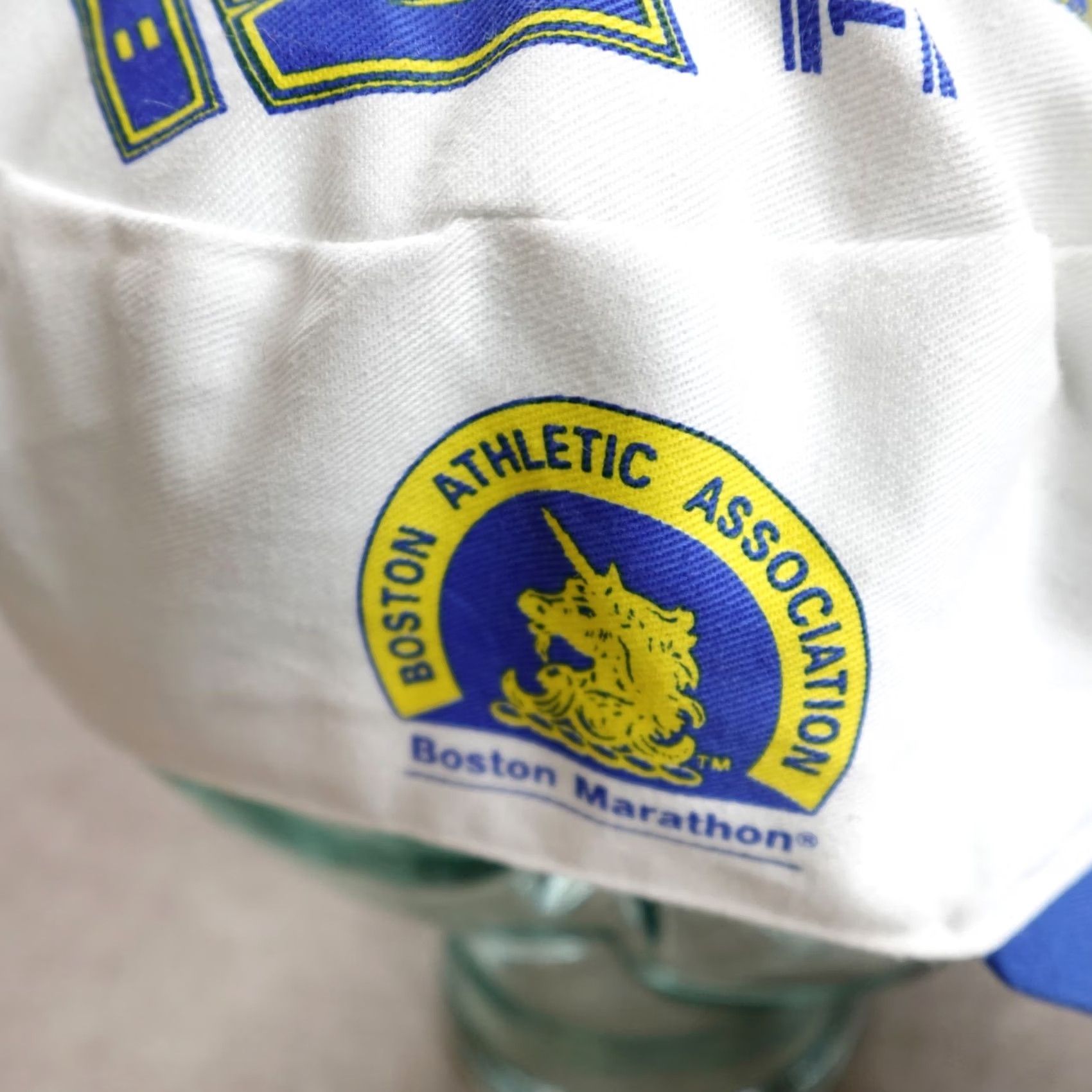 Vintage VINTAGE Boston Marathon Hat 2000 Ronzoni Painters Cap Mens One Size White NEW Size ONE SIZE - 4 Thumbnail