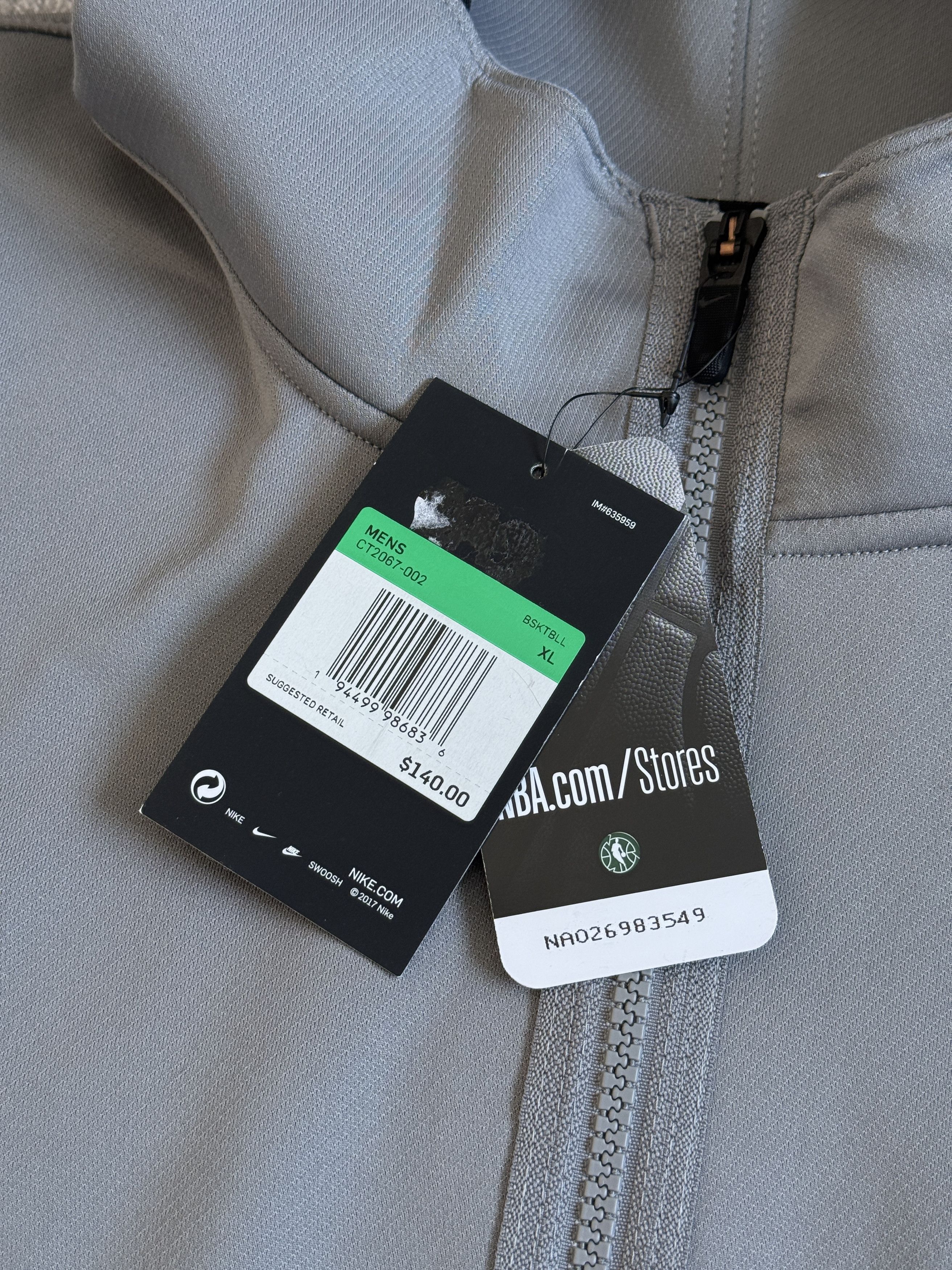 Nike Dallas Mavericks Nike Gray JACKET City Men's size XL Size US XL / EU 56 / 4 - 4 Thumbnail