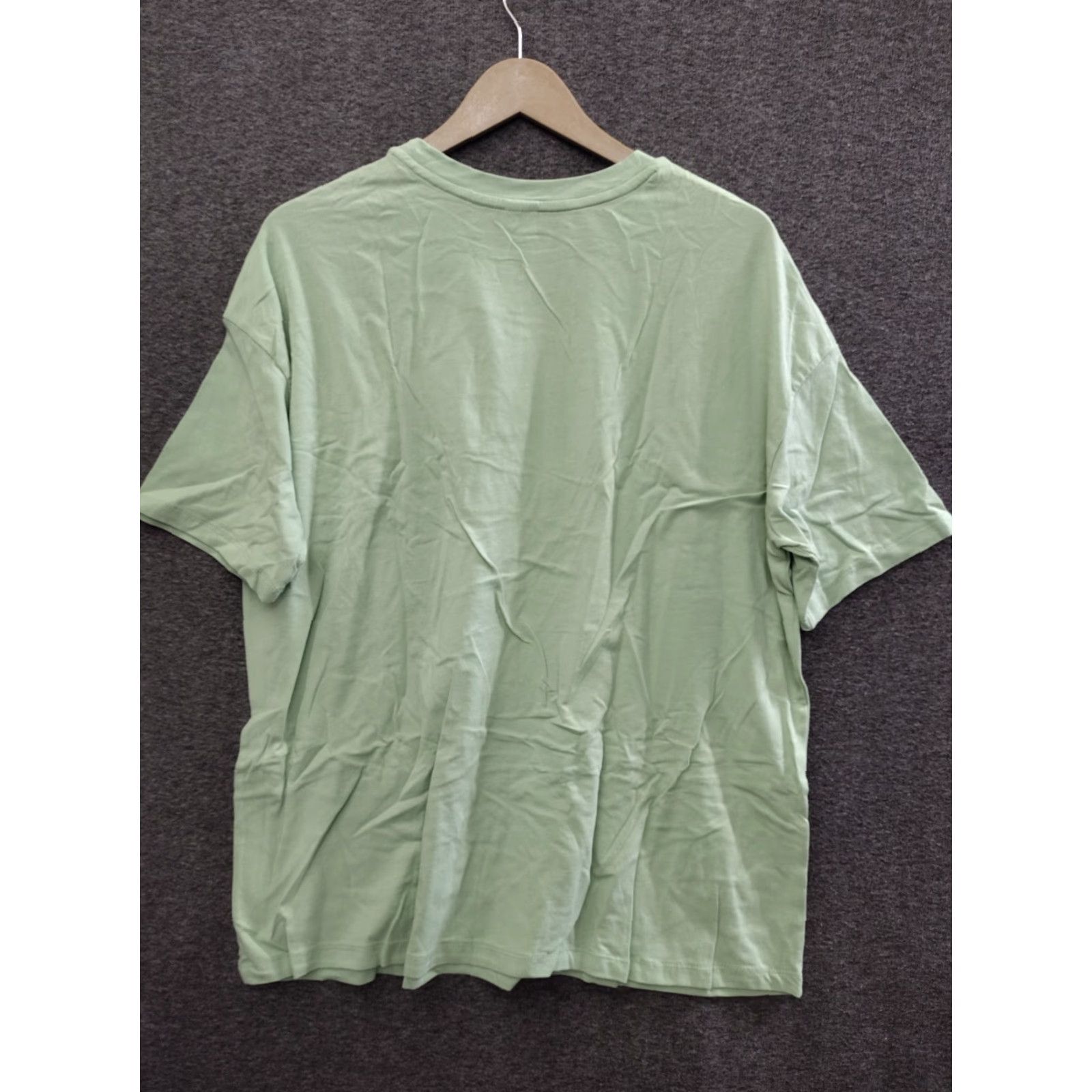 Vintage Secret Treasures Women's T-Shirt Feeling Fine Green M 8-10 Cotton Blend Short Sleeve Crew Neck Basic Casual All Seasons Womens Size M / US 6-8 / IT 42-44 - 2 Thumbnail