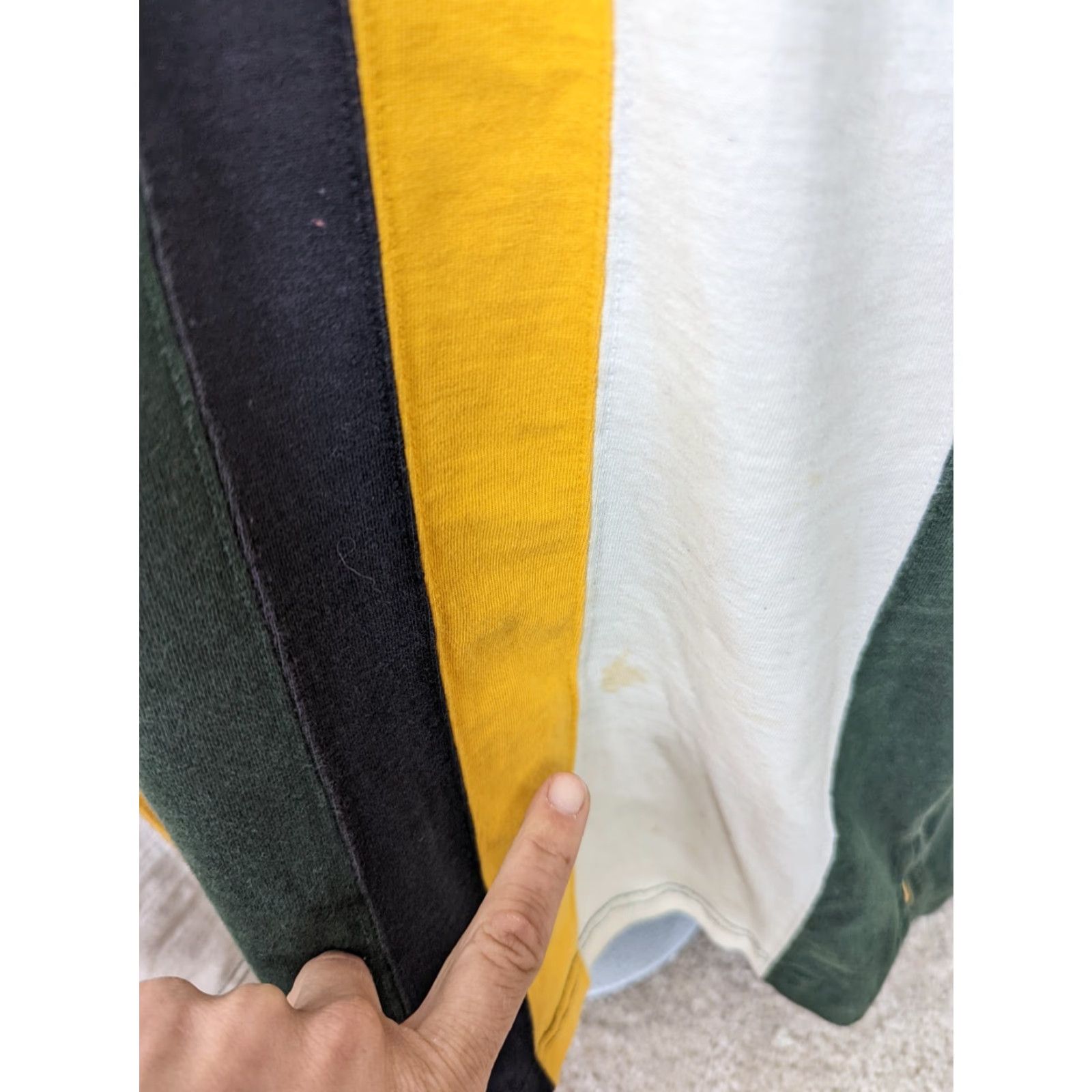 Logo 7 VINTAGE Green Bay Packers Mens L Shirt NFL Game Day Logo 7 Polo Rugby Henley L7S Size US L / EU 52-54 / 3 - 5 Thumbnail
