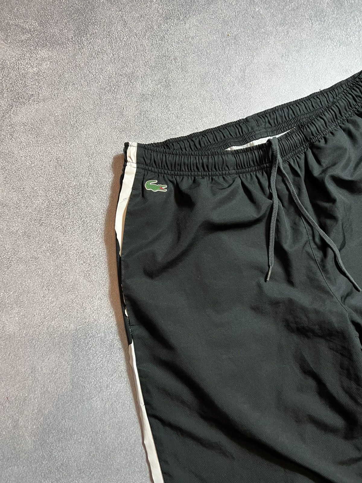 Lacoste Lacoste vintage tracksuit black hype Y2K Drill Swag Pants🖤 Size US 33 - 5 Thumbnail
