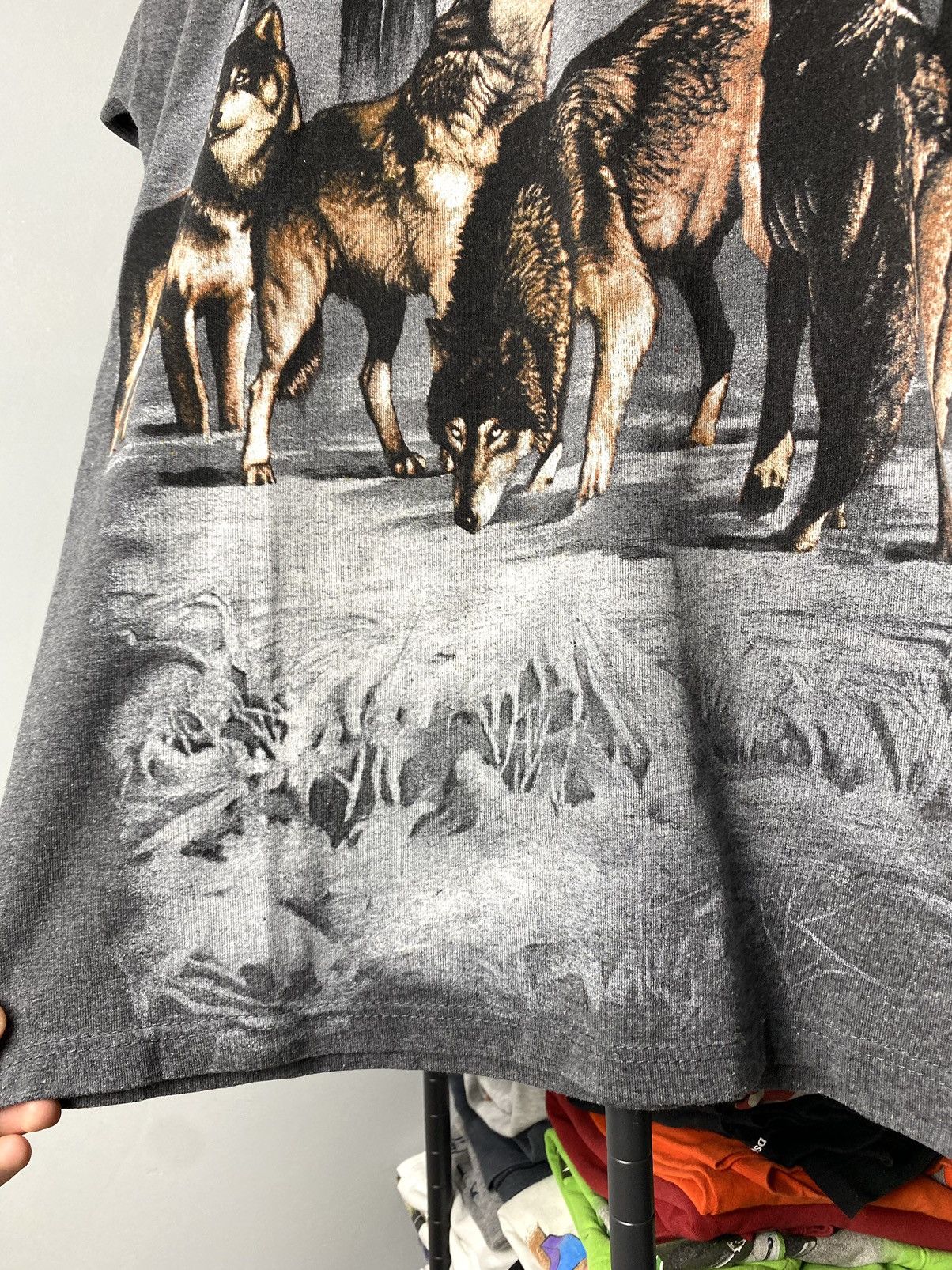 Vintage 80-90’s Vintage Wolf T Shirt Indians Spirit Supreme Style Size US M / EU 48-50 / 2 - 6 Thumbnail