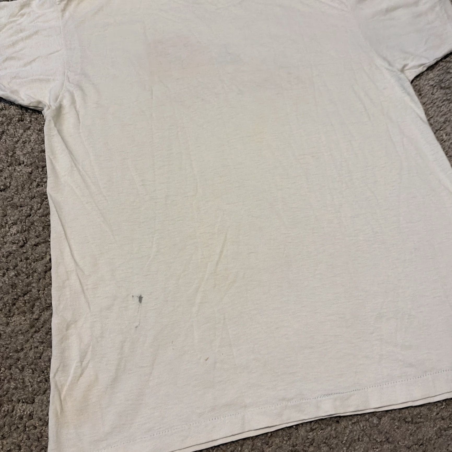 Hanes VINTAGE 1980s I’d Rather Be Flying Military Helicopter White Hanes T-Shirt Large Men Mens L White Military 1980s Size US L / EU 52-54 / 3 - 8 Thumbnail