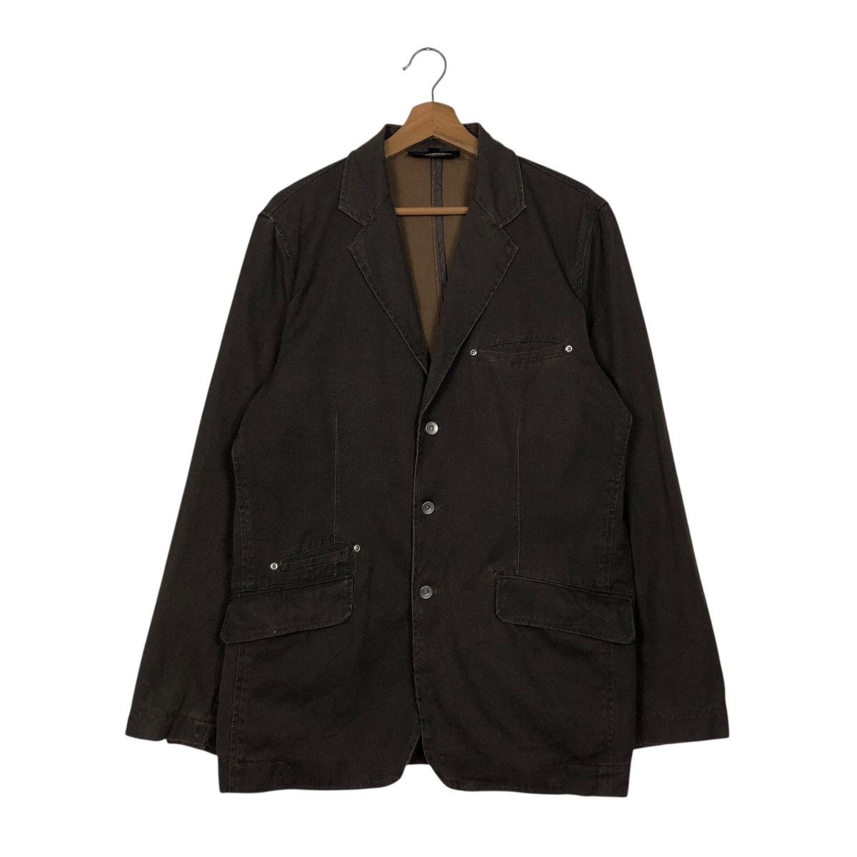 Japanese Brand 📌Vintage Chore Work Jacket Fourseason Canvas Issey Miyake Size US M / EU 48-50 / 2 - 2 Thumbnail