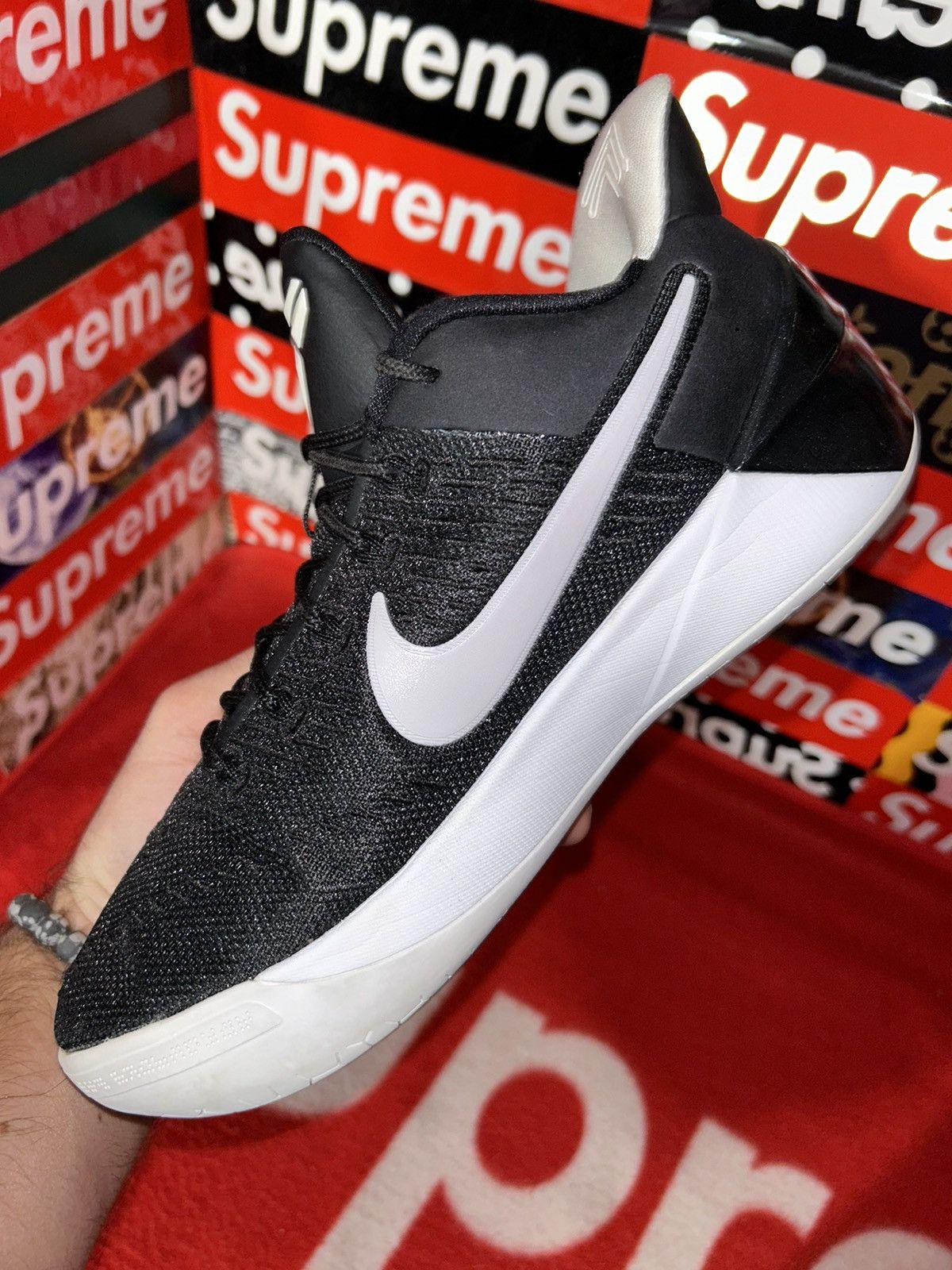 Nike Nike Kobe AD GS Black White 869987-001 size 4.5y Size US 5 / EU 37 - 9 Thumbnail