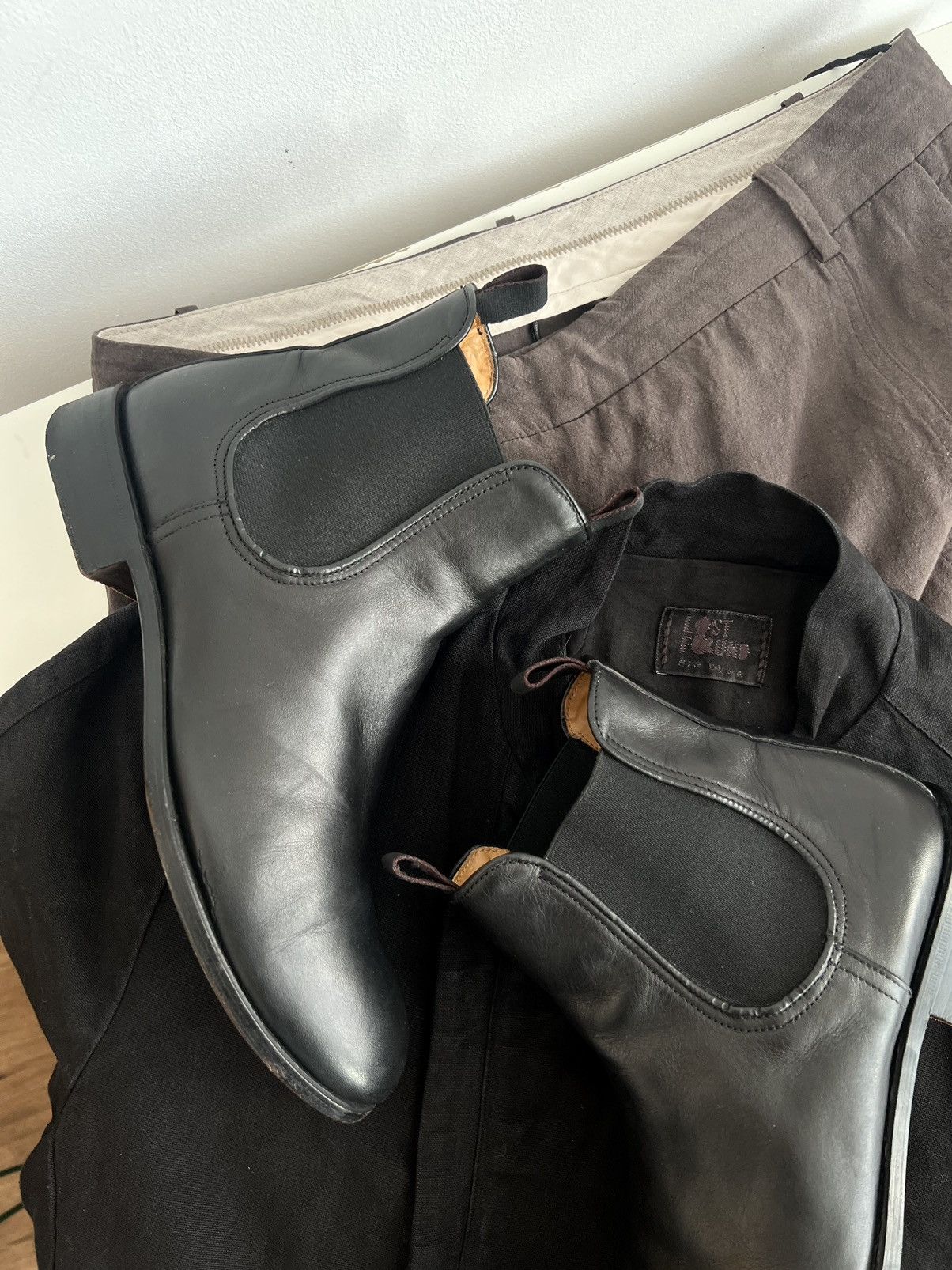 Officine Creative Shoto 5797 Chelsea Leather Boots Size US 8 / EU 41 - 2 Thumbnail