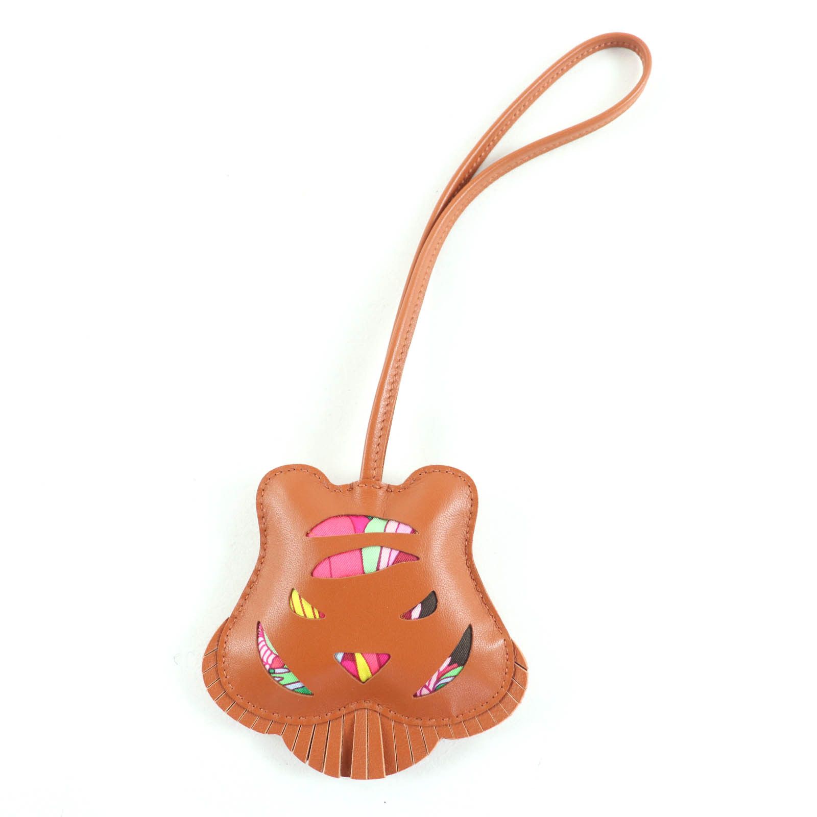 Hermes Hermès Charm Petite Tiger Leather Charm Leather Charm DUTY FREE for USA
