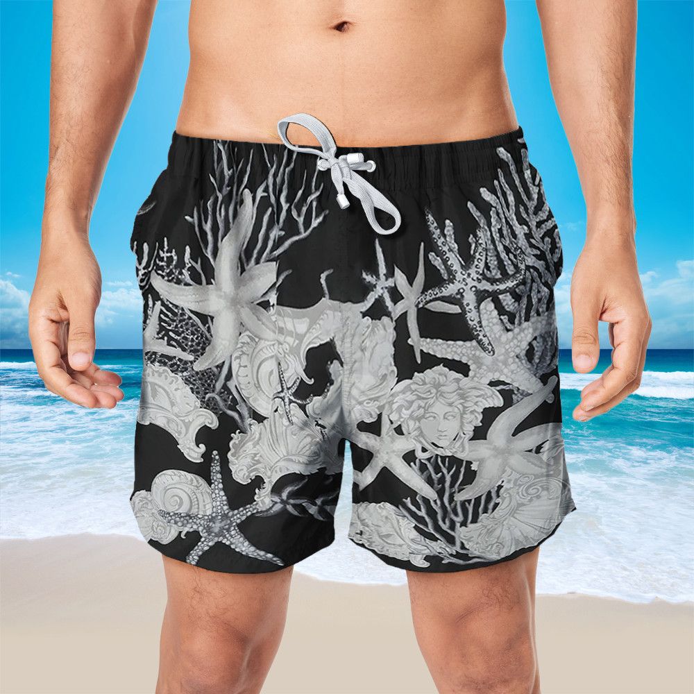 Designer Barocco Sea Shorts – Men’s Designer Summer Shorts Size US 26 / EU 42 - 3 Thumbnail