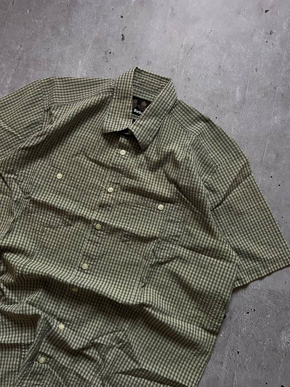 Barbour Barbour Linen Mix Short Sleeve Check Summer Shirt Size XL Size US XL / EU 56 / 4 - 2 Thumbnail