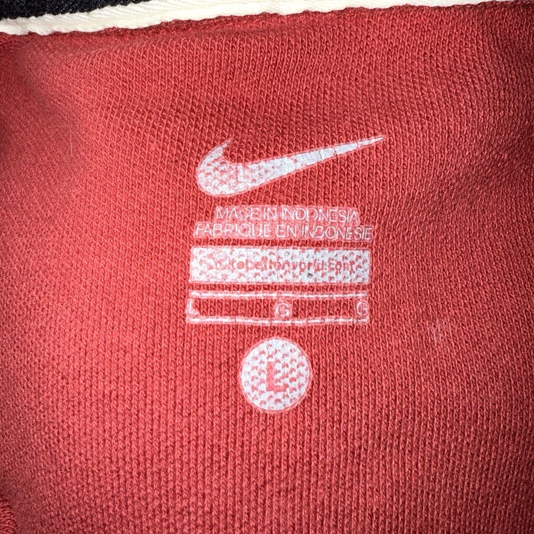 Nike Nike Polo Shirt Mens Size L Red Cotton Casual Alabama Size US L / EU 52-54 / 3 - 4 Thumbnail
