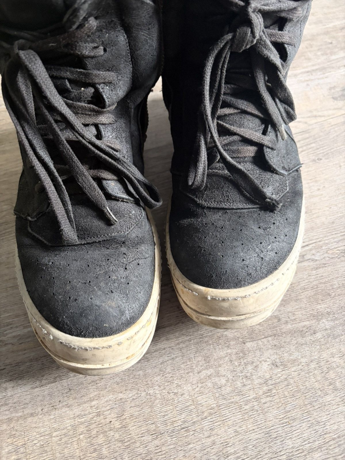 Rick Owens 2013 Rick Owen’s Geobasket blistered lamb Size US 6 / EU 39 - 2 Thumbnail