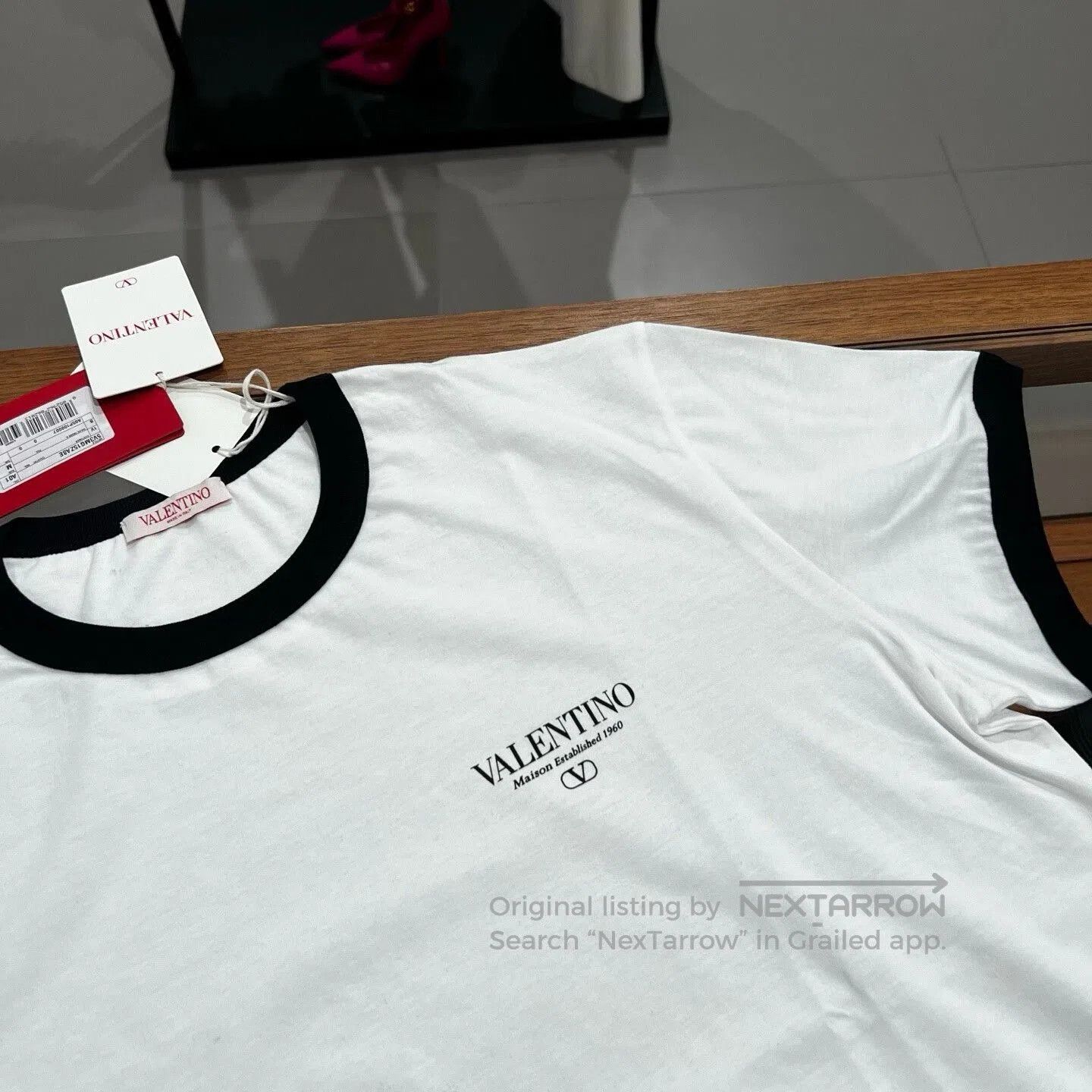 Valentino Valentino Men's Logo Basic T-Shirt. Size US XXS / EU 40 - 2 Thumbnail