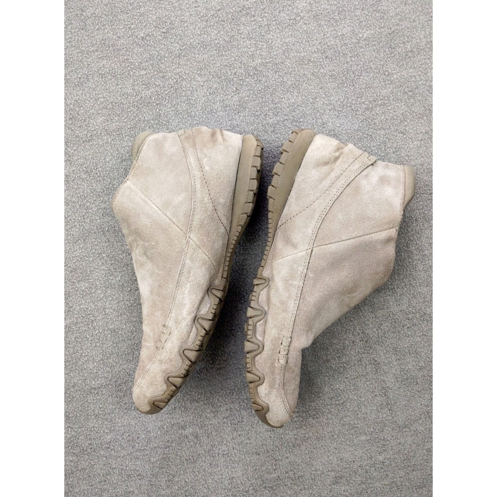 SKECHERS Skechers Bikers Boots Womens 10 40 Beige Leather Suede Zip up Ankle Booties Size US 10 / IT 40 - 7 Thumbnail