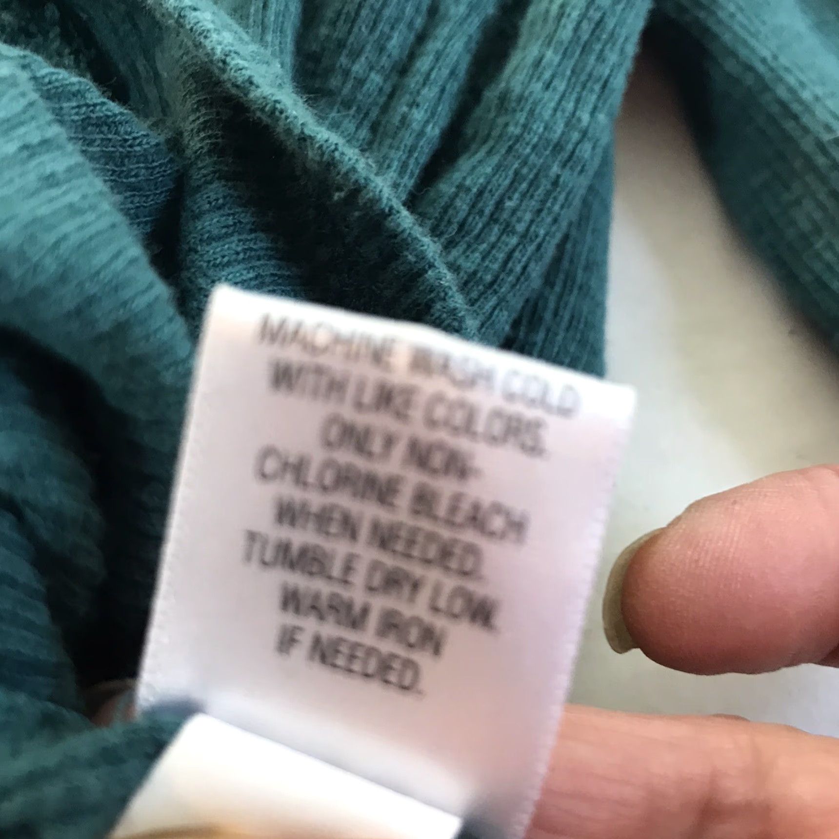 Vintage VINTAGE Sonoma Women's Waffle Knit Blouse Long Sleeve Pullover Size L Green Casual Fall Winter Size L / US 10 / IT 46 - 4 Thumbnail