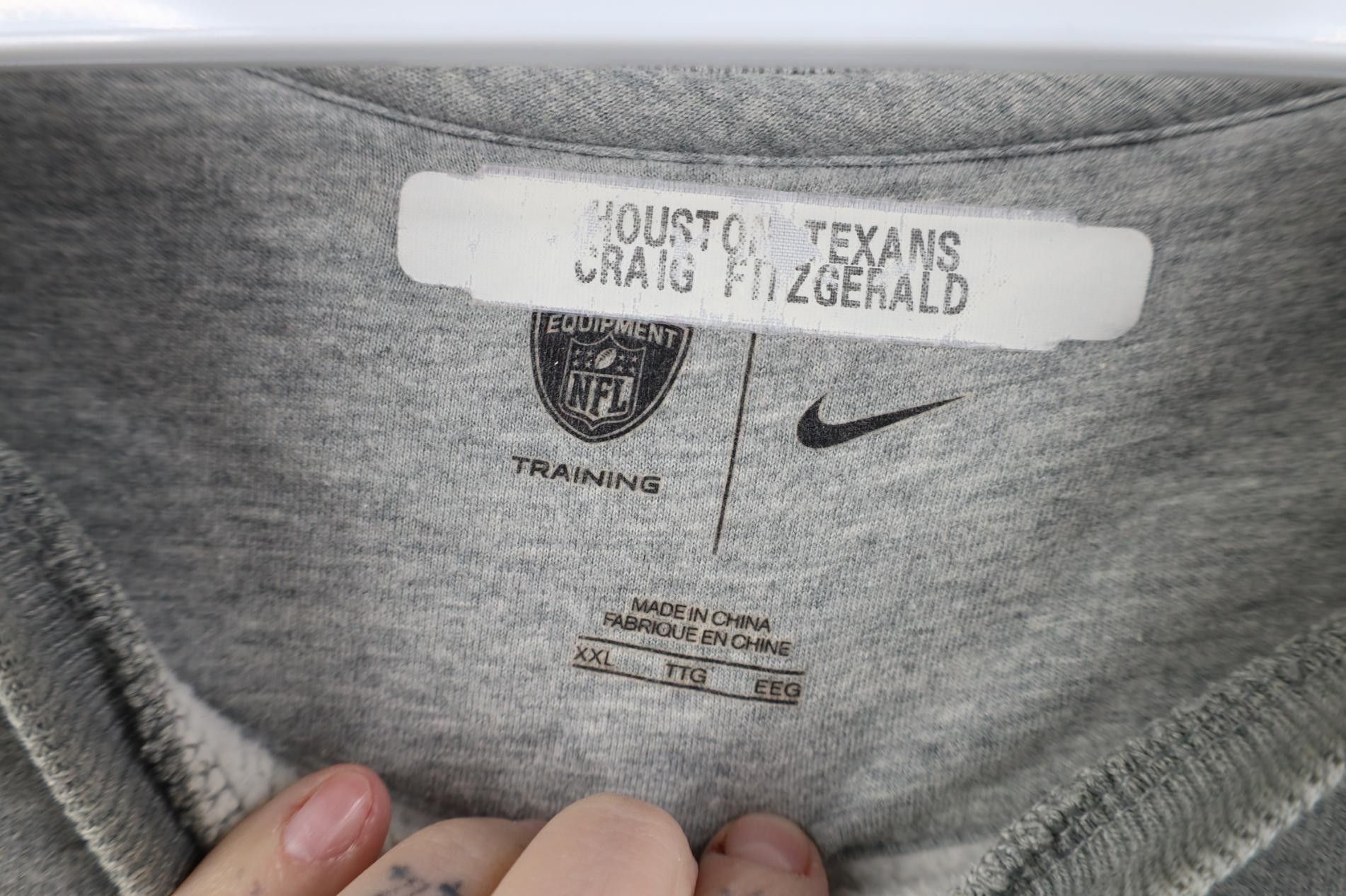 Nike Nike On Field Houston Texans Football Crewneck Sweatshirt Size US XXL / EU 58 / 5 - 7 Thumbnail