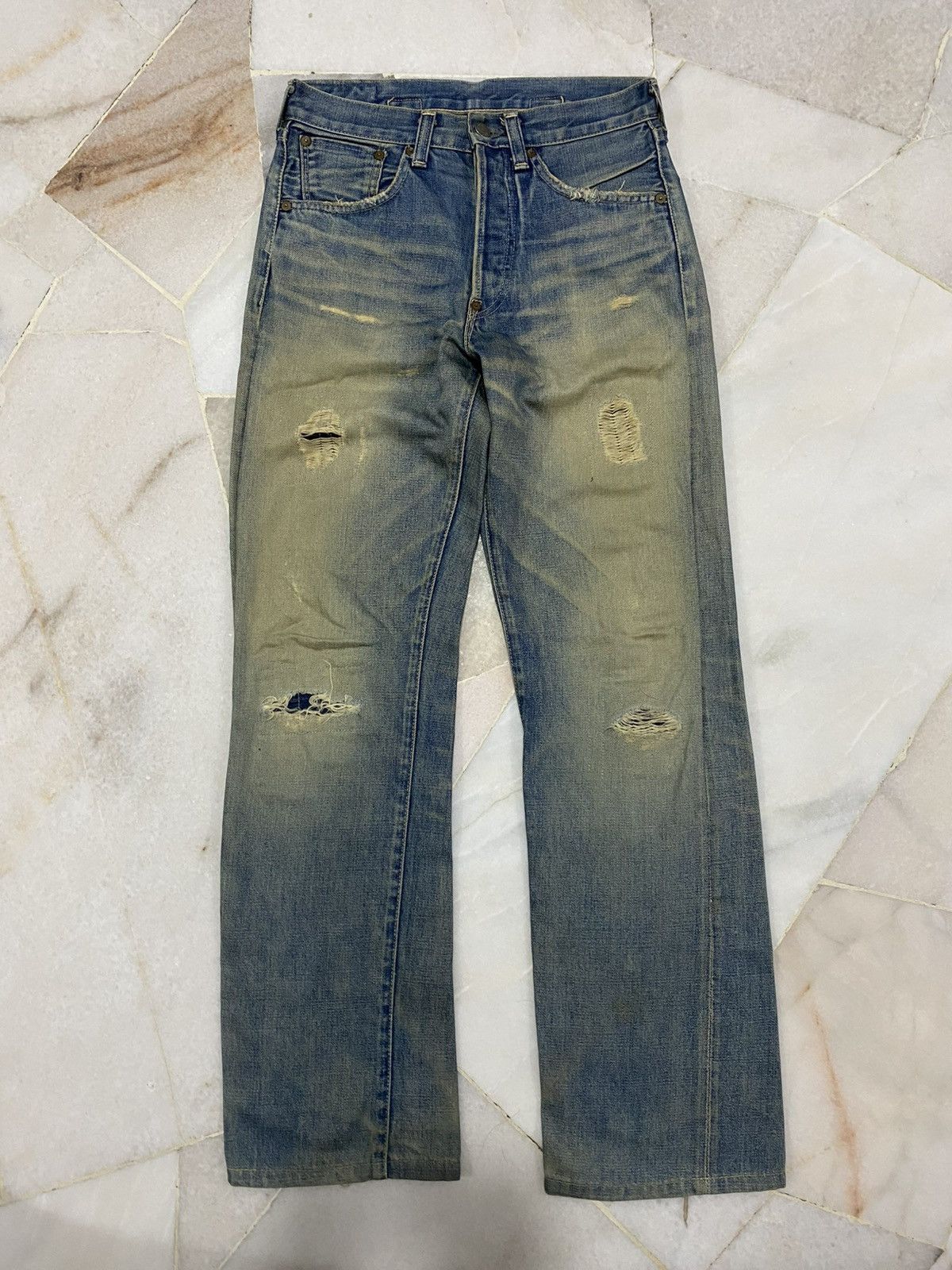 Levi's LEVIS BIG E LOT 37501 RIVETS SELVAGED Size US 28 / EU 44 - 2 Thumbnail