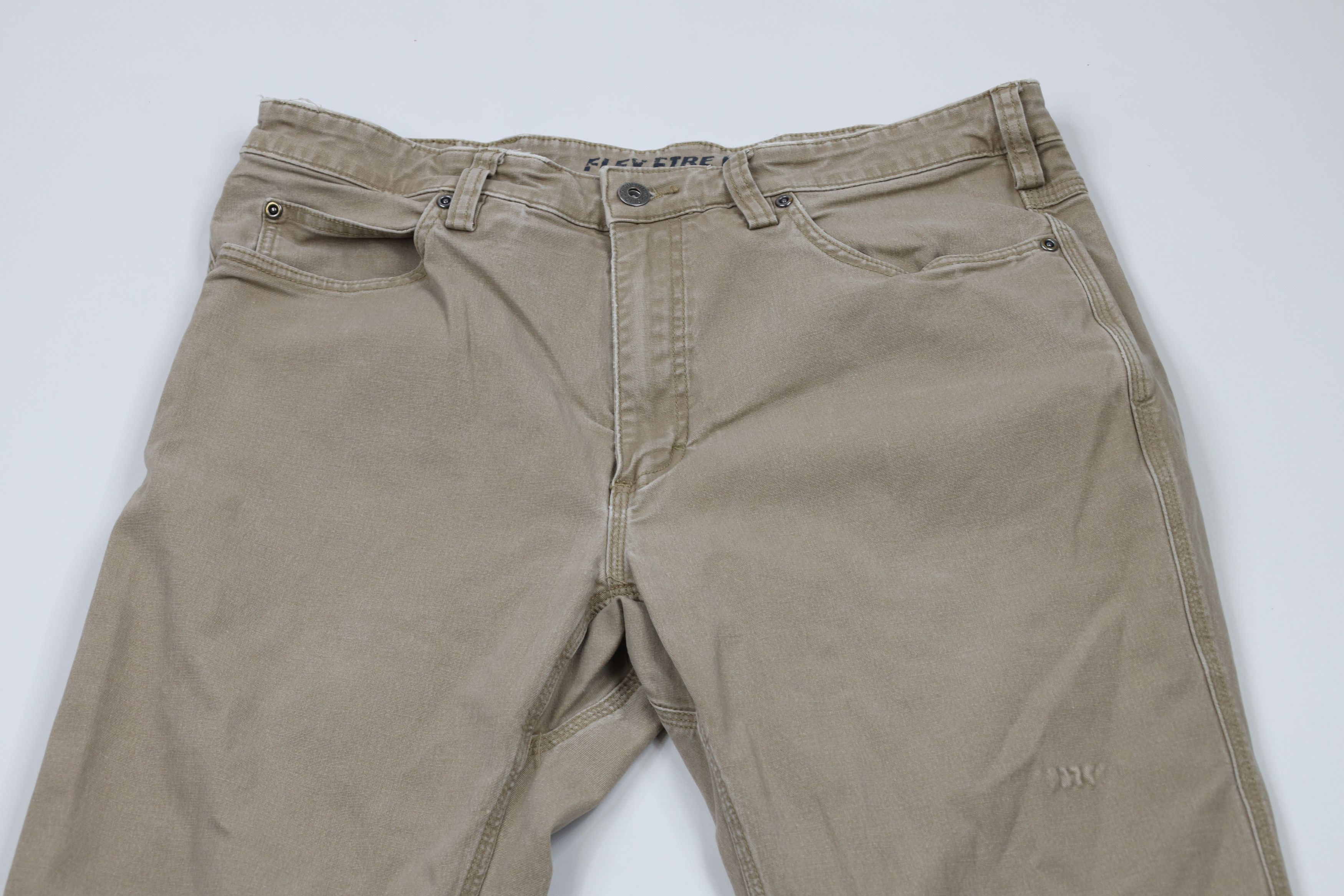 Duluth Trading Company × Vintage Duluth Trading Co Relaxed Fit Wide Leg Flex Firehose Pants Size US 36 / EU 52 - 2 Thumbnail