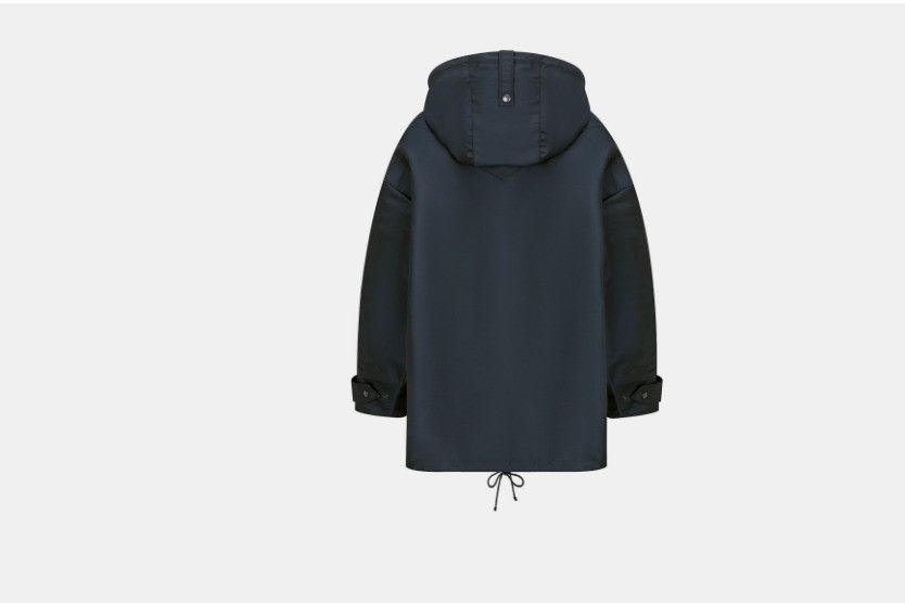 Dior o1w1db10425 157C10A Hooded Anorak Jacket in Navy Blue Size XL / US 12-14 / IT 48-50 - 2 Thumbnail
