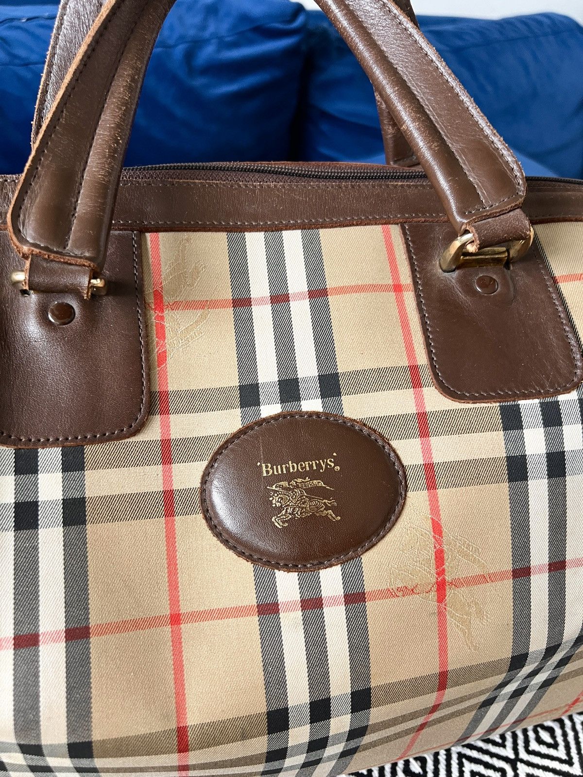 Burberry Vintage Burberry Boston duffle/travel bag | Grailed