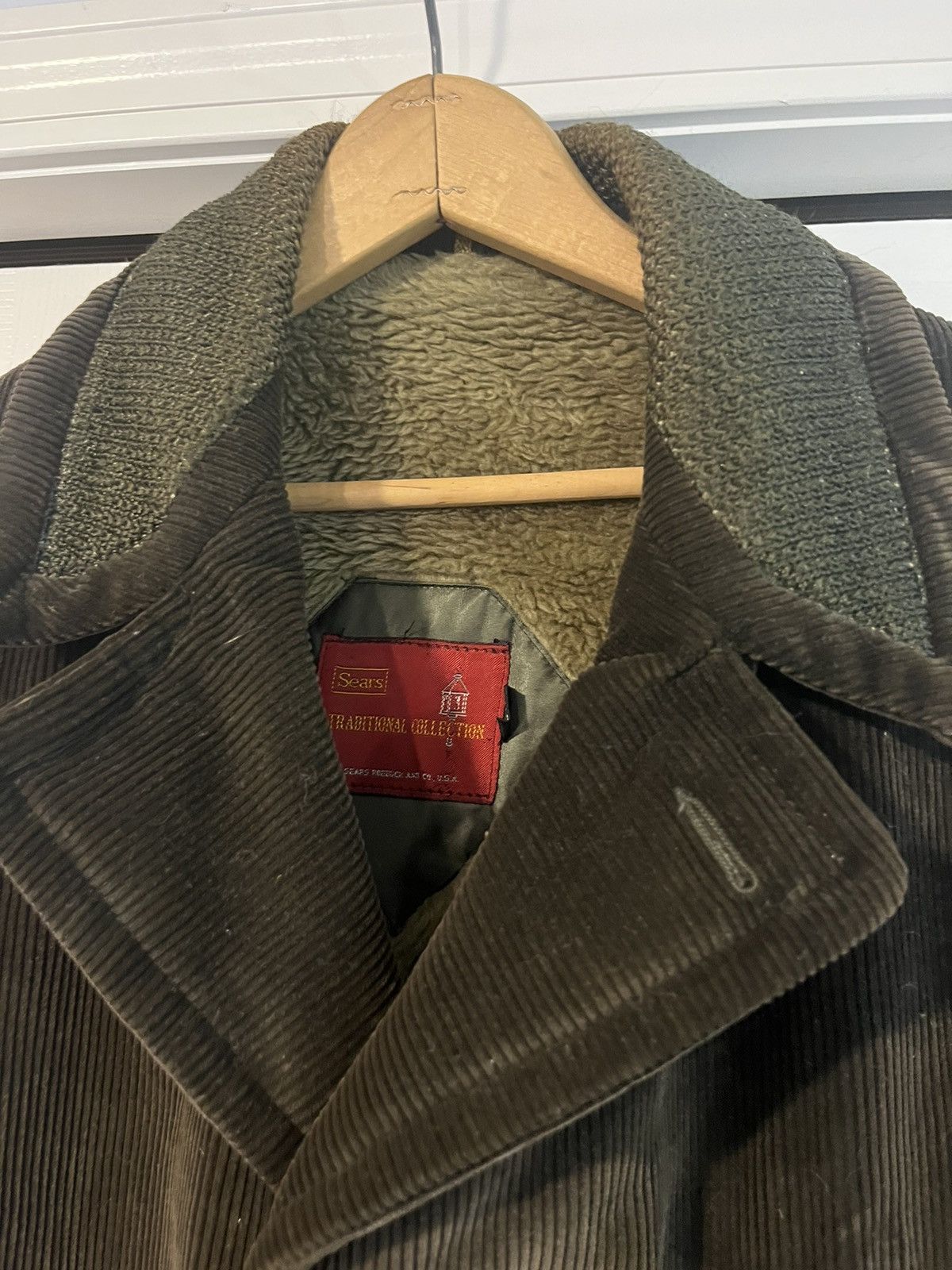 Vintage 1970s Brown Corduroy Jacket - Fur Lined Size US L / EU 52-54 / 3 - 2 Thumbnail