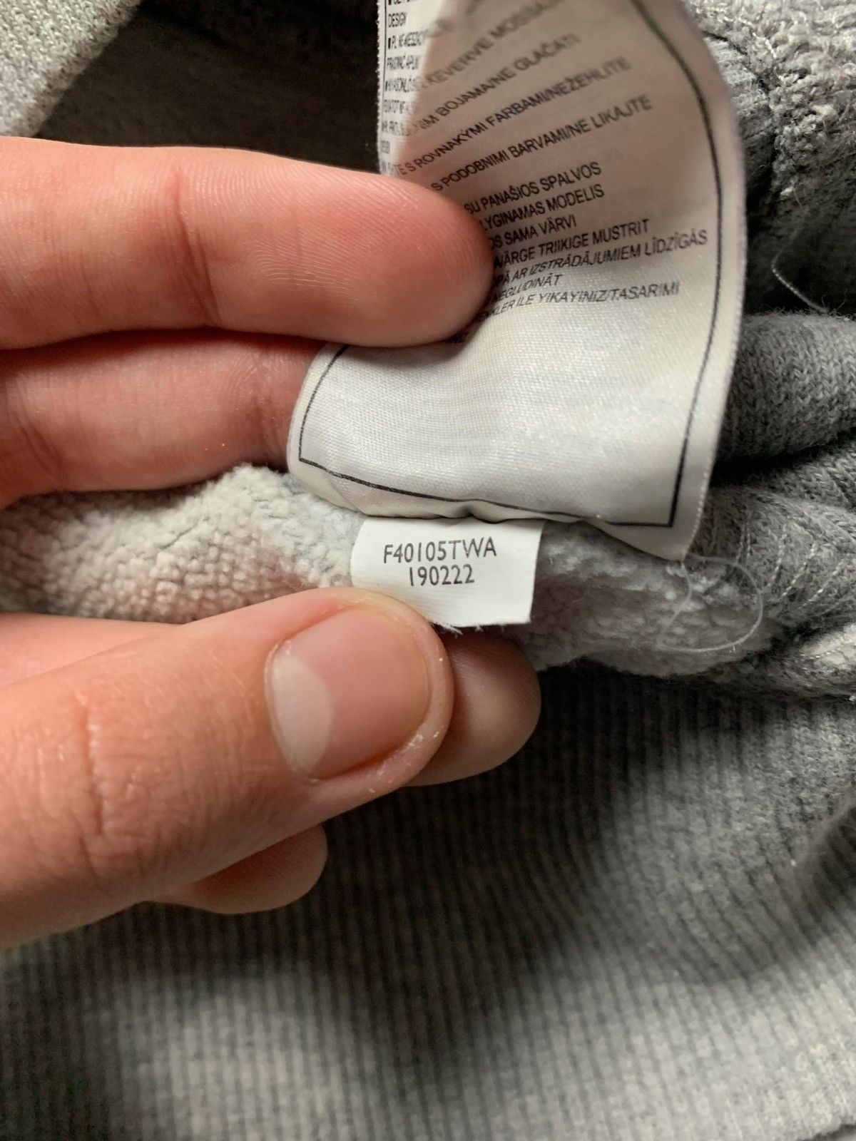 Nike × Vintage Vintage Nike hoodie logo size S grey logo Size US S / EU 44-46 / 1 - 7 Thumbnail