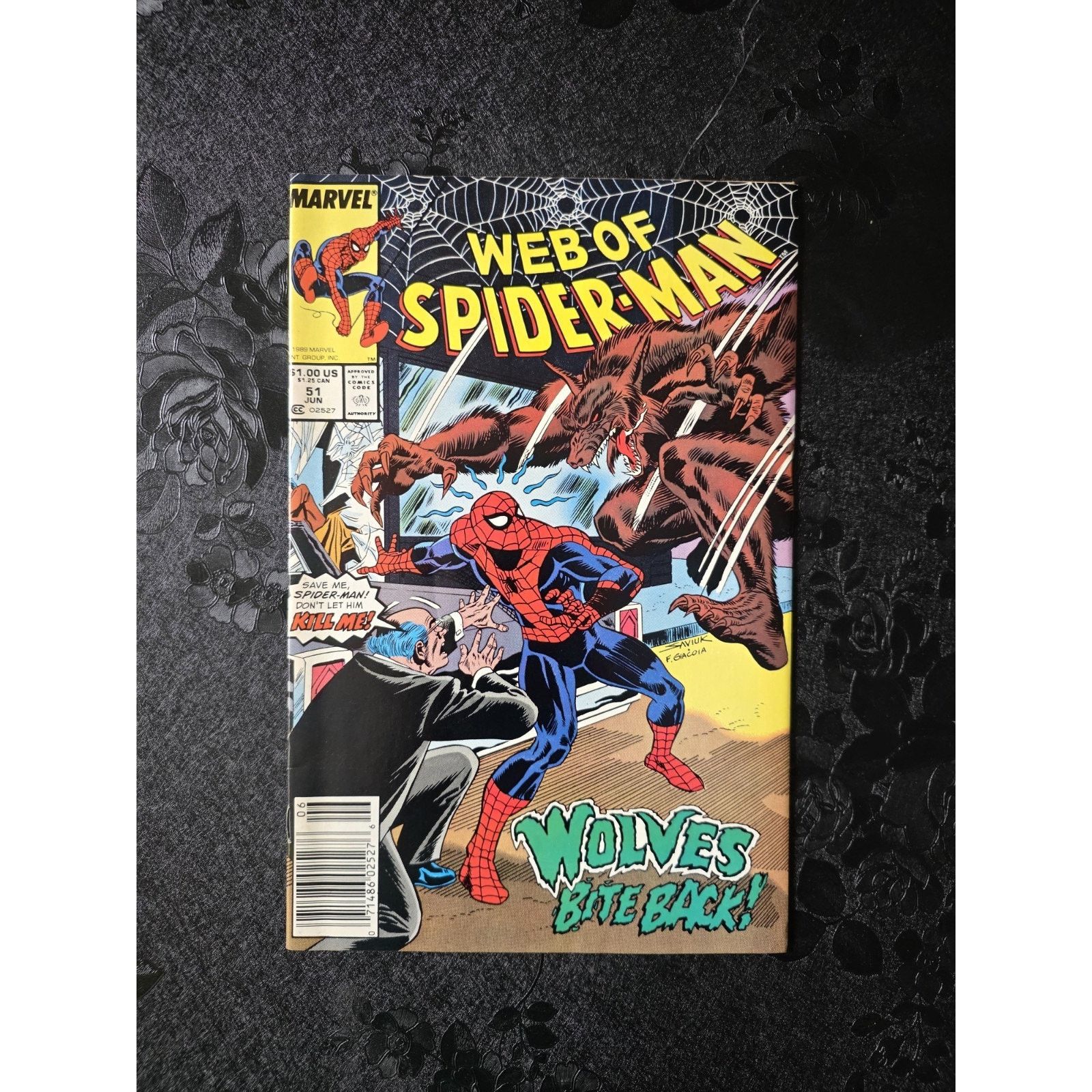 Marvel Comics Marvel Comics Web Of Spider-Man #51 Wolves Bite Back 1989 Size ONE SIZE - 1 Thumbnail