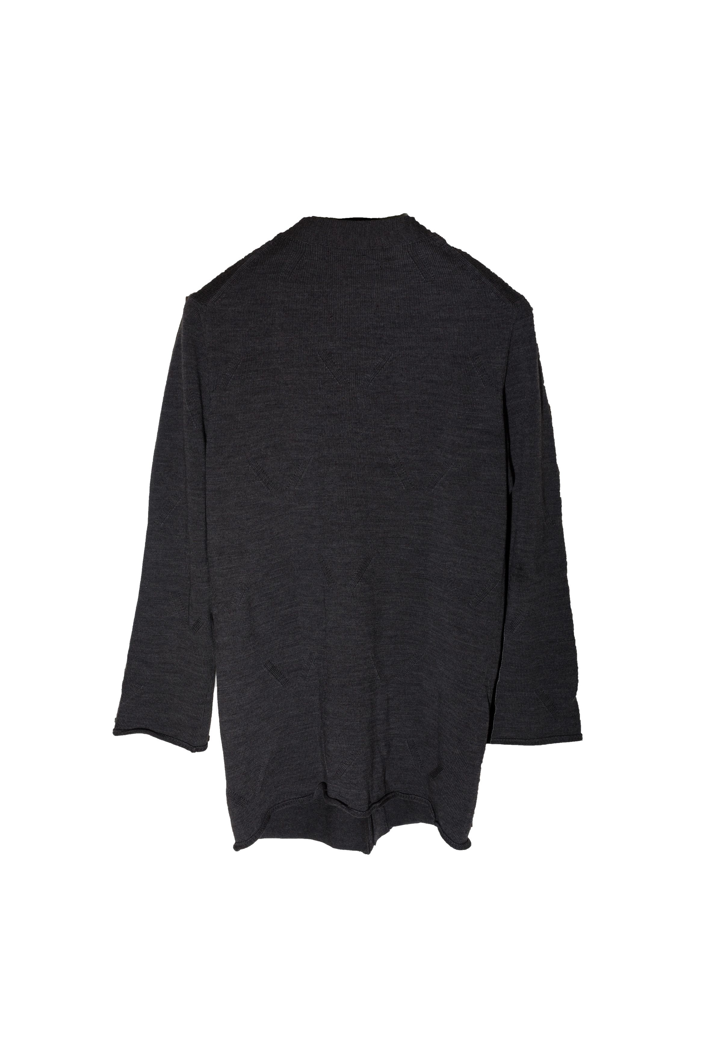 Comme des Garcons Homme Plus WOOL LONG BUTTON-UP CARDIGAN Size US M / EU 48-50 / 2 - 2 Thumbnail