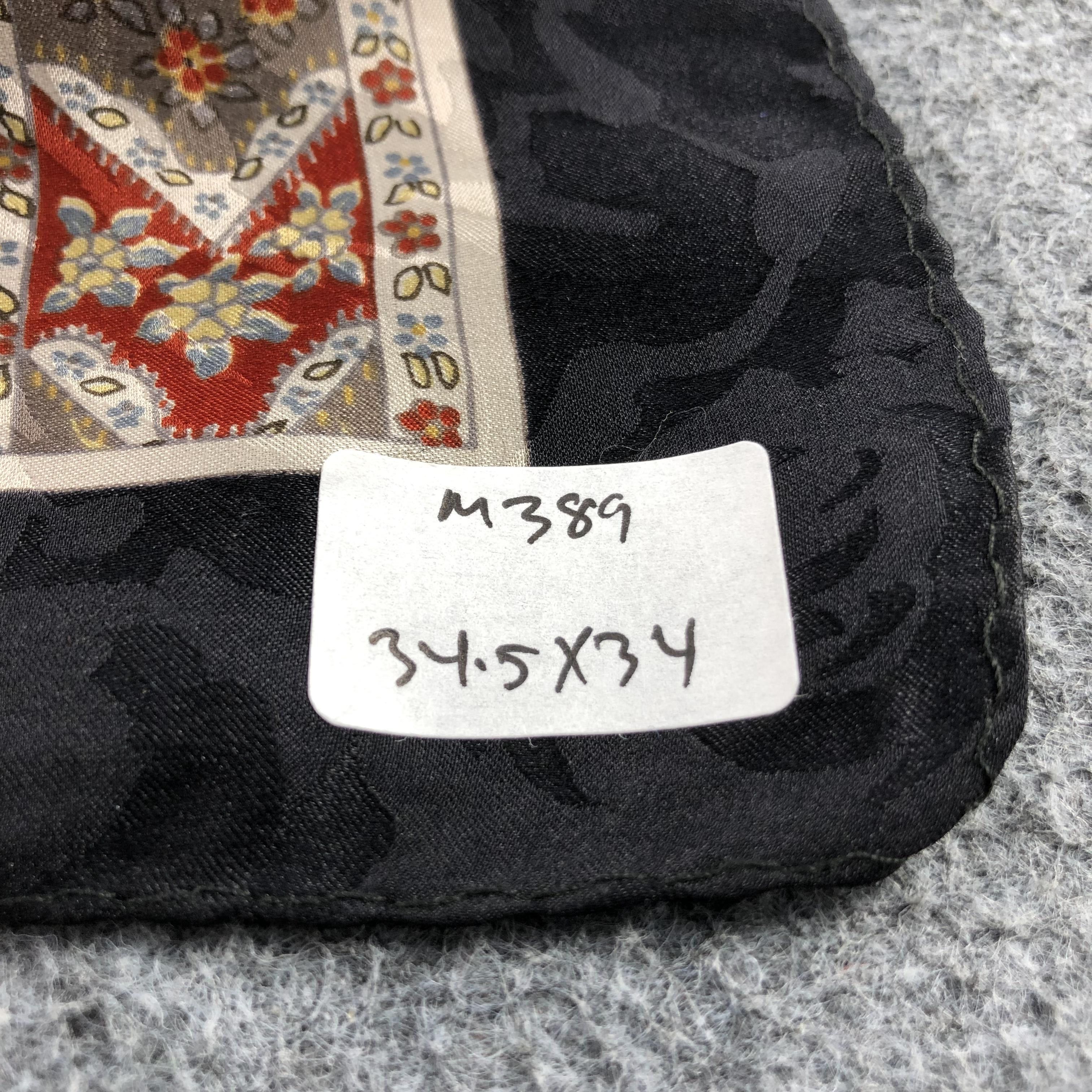 Japanese Brand Lucrezia Italy Paisley Silk Scarf M389 Size ONE SIZE - 8 Thumbnail