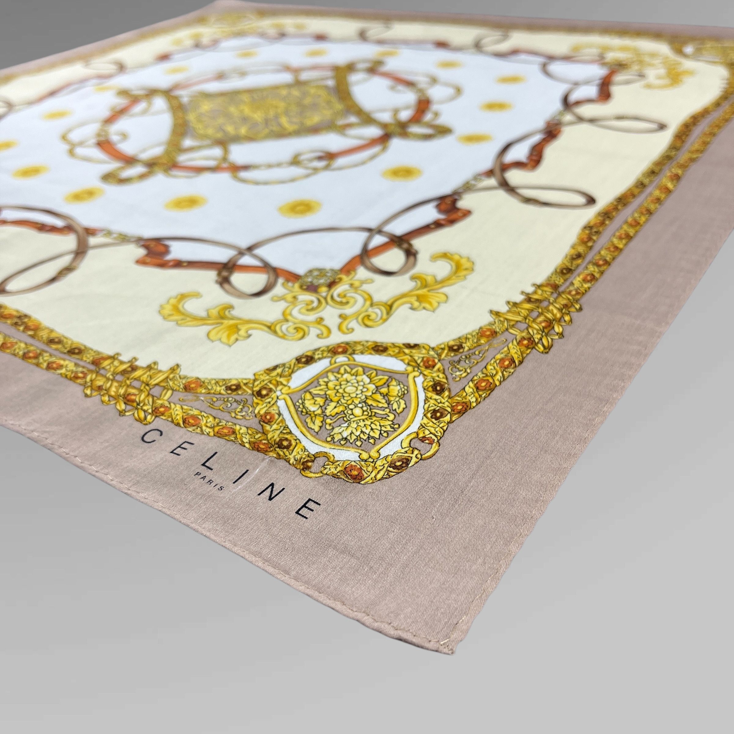 Celine Celine Handkerchief / Bandana / Neckerchief / Headscarf B376 Size ONE SIZE - 5 Thumbnail