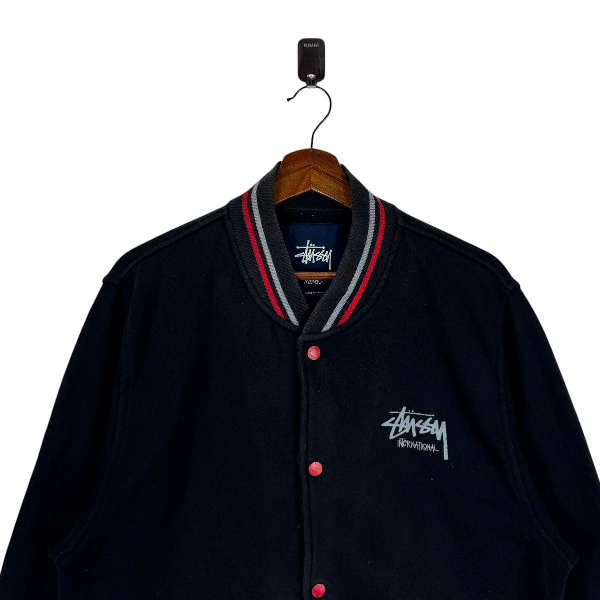 Stussy × Vintage VINTAGE STUSSY INTERNATIONAL VARSITY COTTON SWEATER Size US M / EU 48-50 / 2 - 4 Thumbnail