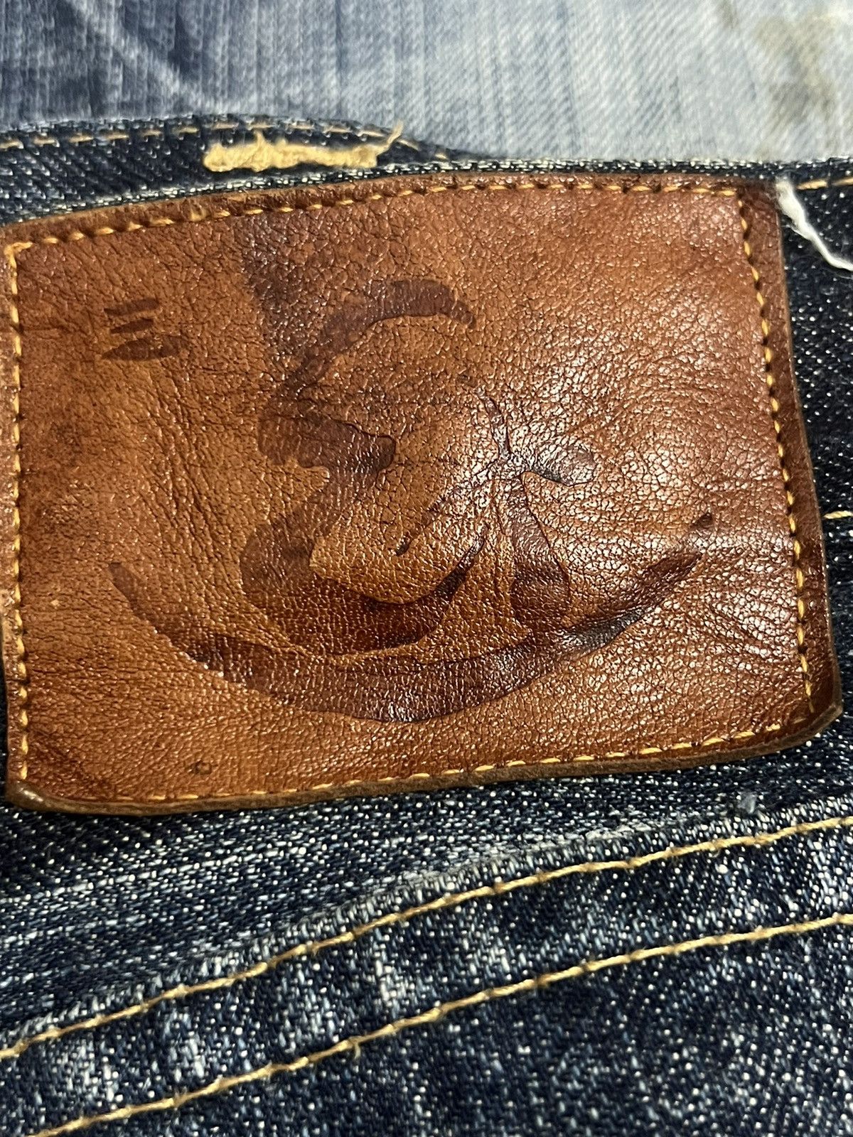 Eternal × Vintage ETERNAL JAPAN DENIM BUTTON FLY JEANS DISTRESSED Size US 32 / EU 48 - 11 Thumbnail