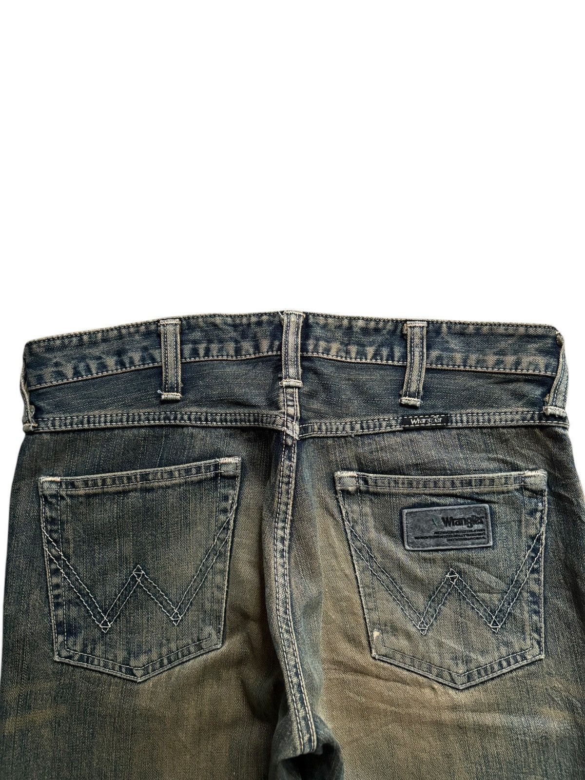 Wrangler Vintage Wrangler Mud Wash Distressed Loose Jeans Size US 32 / EU 48 - 8 Thumbnail