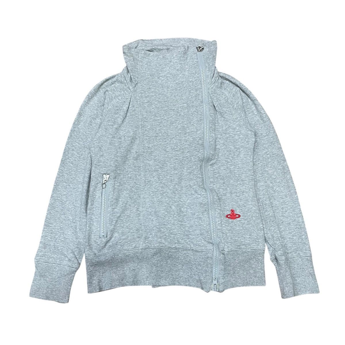 Vivienne Westwood Vivienne Westwood Assymetric Zipper Sweatershirt Size M / US 6-8 / IT 42-44 - 1 Thumbnail