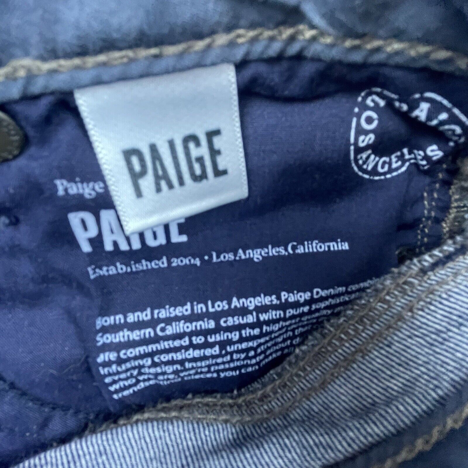 Paige Paige Jeans Womens 25 Manhattan Bootcut USA Minimalist Size 25" / US 0 / IT 36 - 8 Thumbnail
