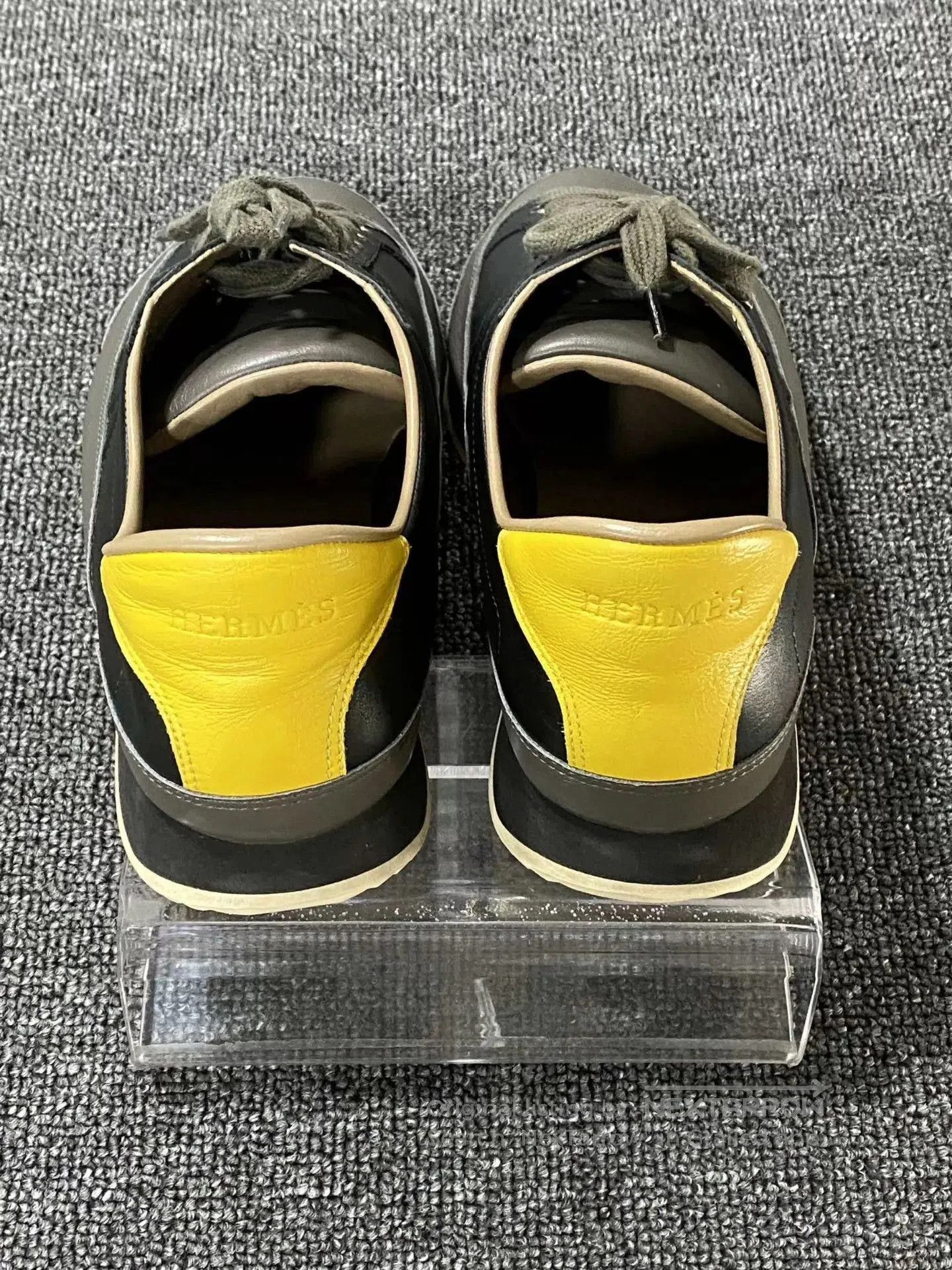 Hermes Green Lowtop Sneakers Size 7.5. Size US 7.5 / EU 40-41 - 5 Thumbnail