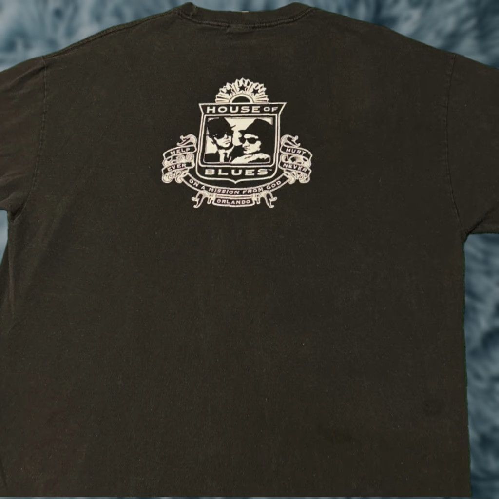 Vintage VINTAGE House Of Blues Orlando Blues Brothers VTG Shirt Mens 2XL Black Short Sleeve T-Shirt 90s Music Movie Size US XXL / EU 58 / 5 - 1 Thumbnail