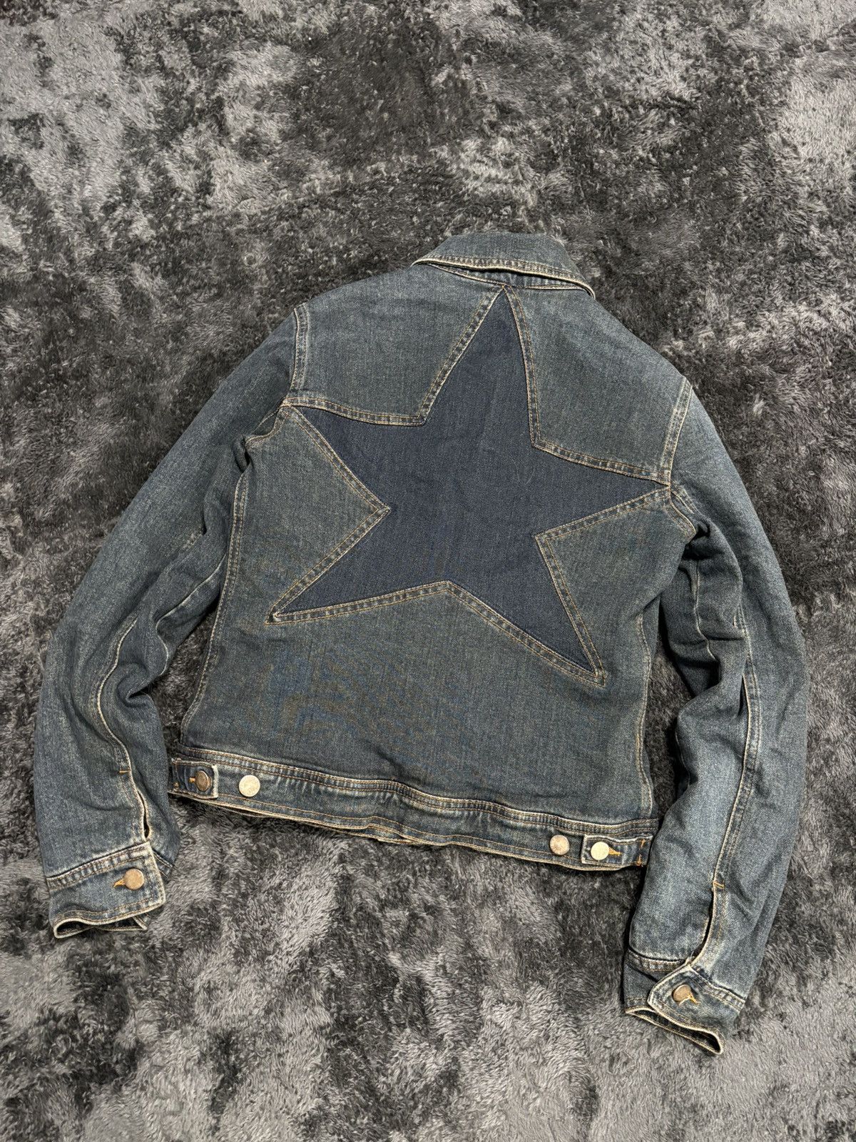 Moschino RARE Vintage Moschino Heavy Y2K Denim Jacket Size M / US 6-8 / IT 42-44 - 1 Thumbnail